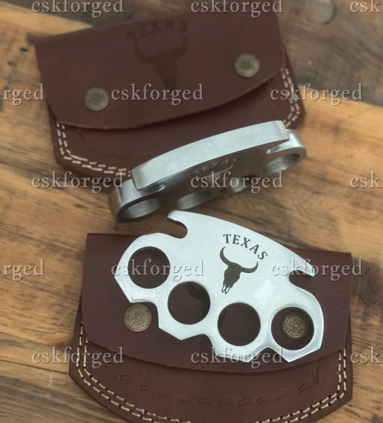 cskforged Texas Hand Casted Brass Knuckle
