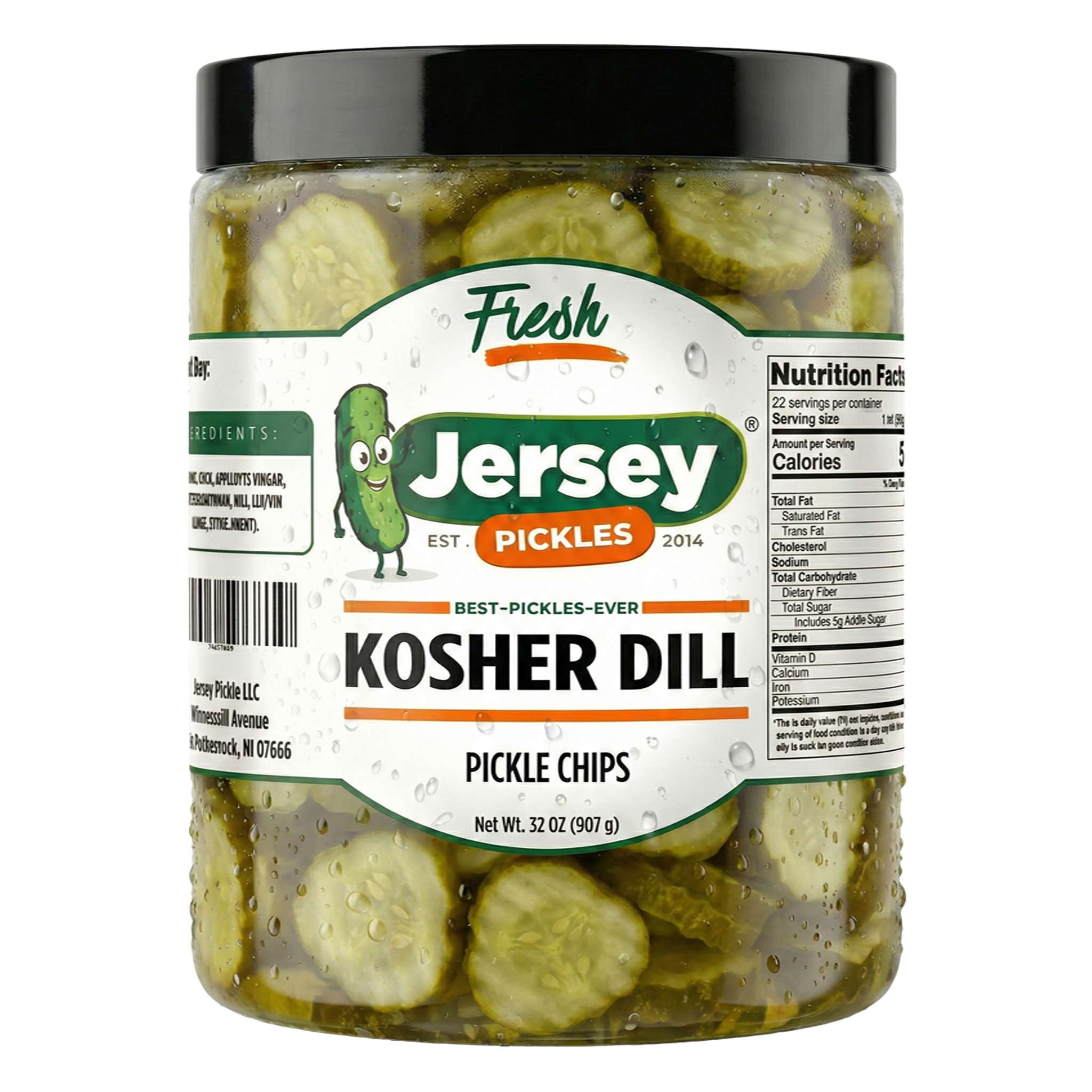 Kosher Dill Pickle Chips