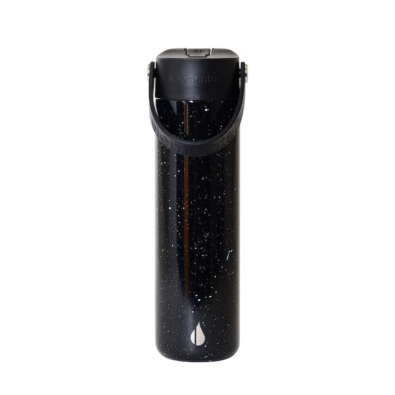 Elemental Bottles Insulated Water Bottle Black Speckle FITCO - Elemental® Core 24oz Bottle