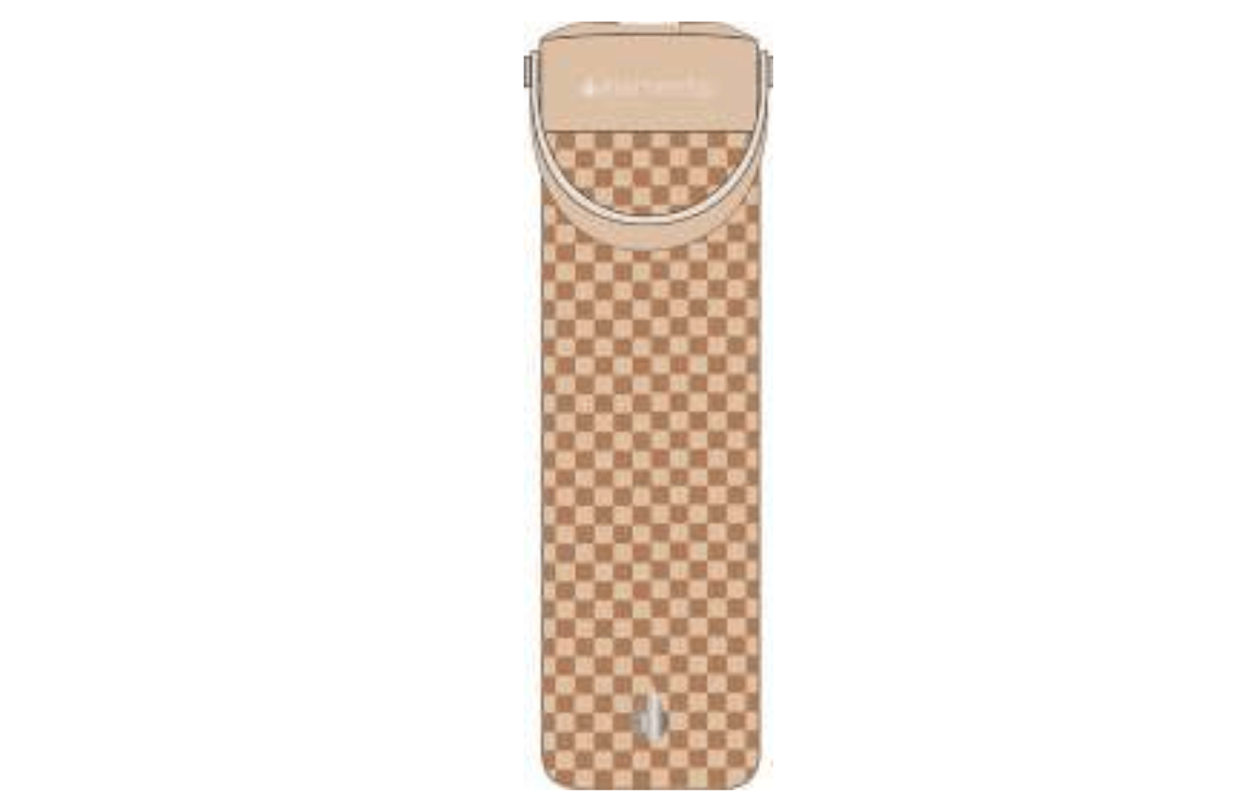 Elemental Bottles Insulated Water Bottle Brown Check FITCO - Elemental® Core 24oz Bottle