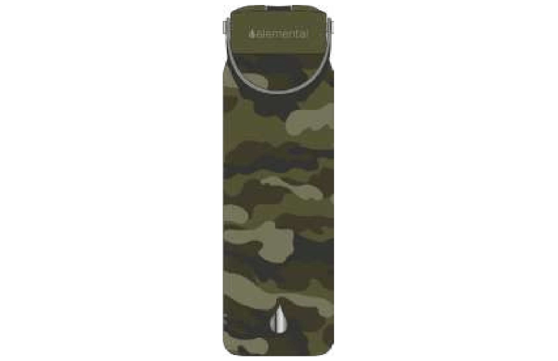 Elemental Bottles Insulated Water Bottle Dark Green Camo FITCO - Elemental® Core 40oz Bottle