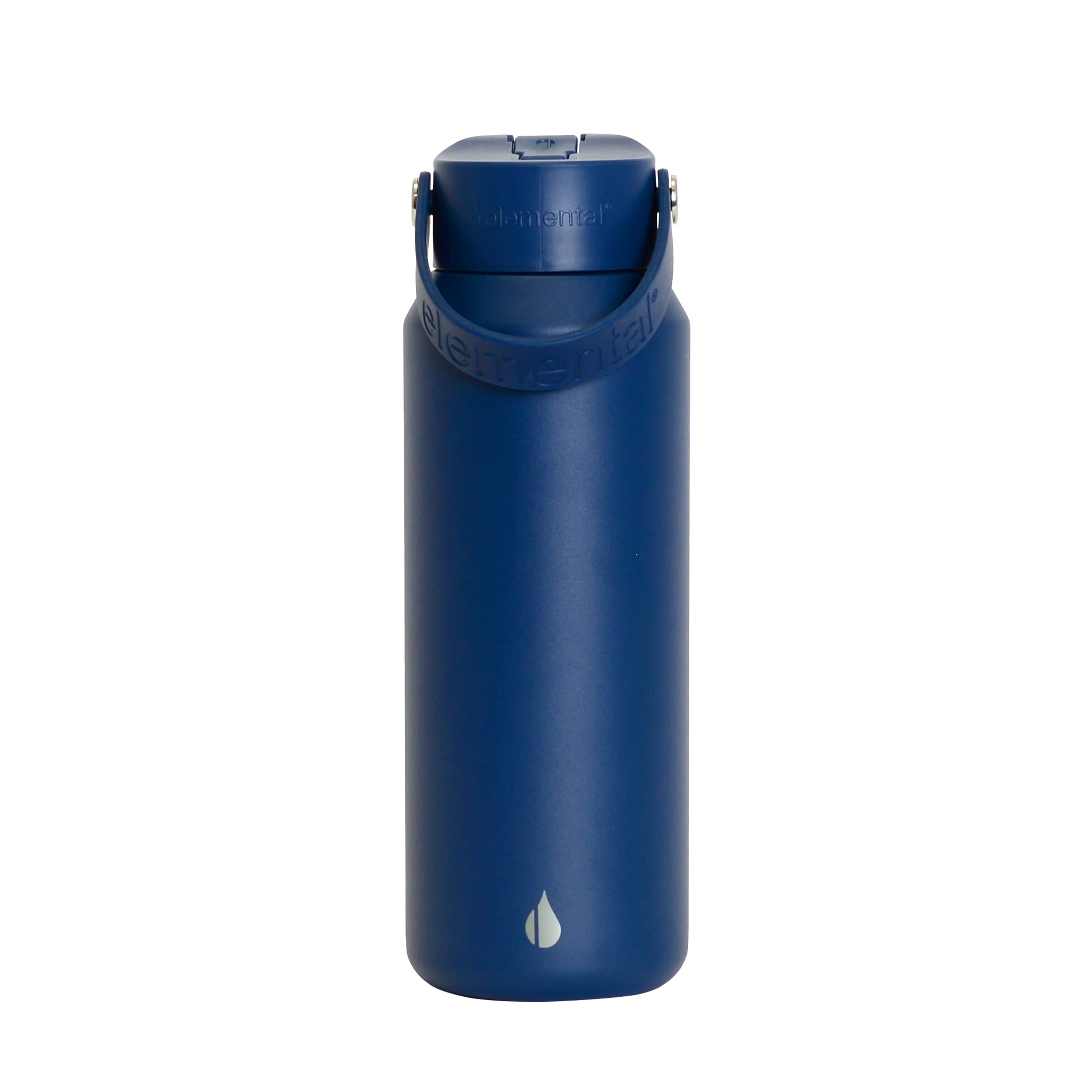 Elemental Bottles Insulated Water Bottle Navy FITCO - Elemental® Core 40oz Bottle