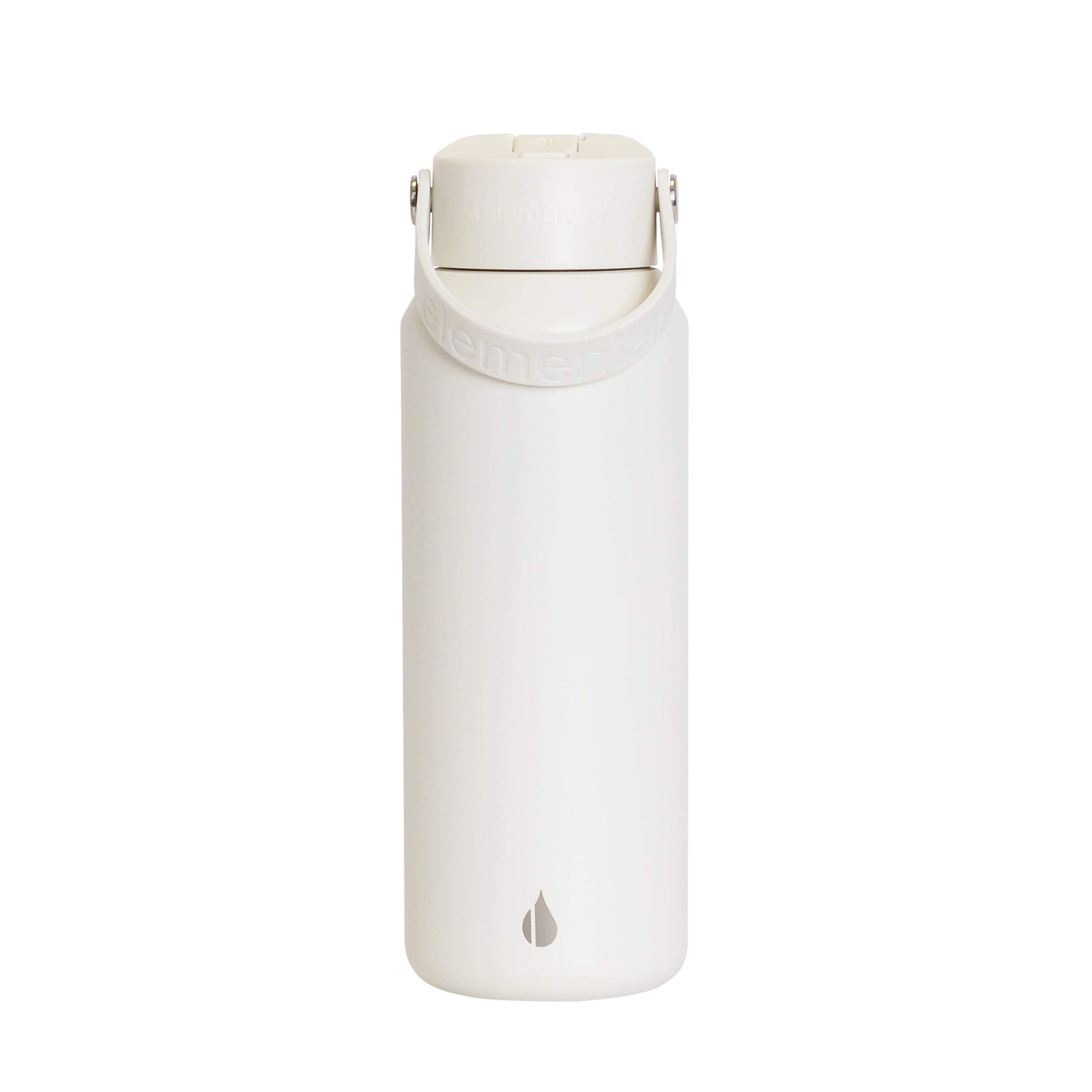 Elemental Bottles Insulated Water Bottle White FITCO - Elemental® Core 40oz Bottle
