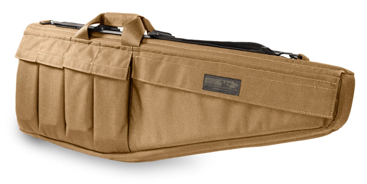 Elite Survival Systems Assault Systems Rifle Case Coyote Tan / 2 Assault Systems Tactical Rifle Case