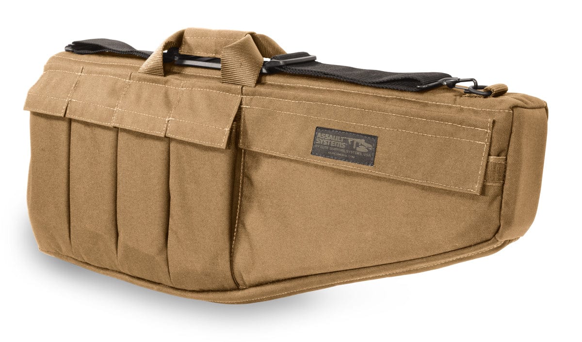Elite Survival Systems Assault Systems Rifle Case Coyote Tan / 3 Assault Systems Tactical Rifle Case