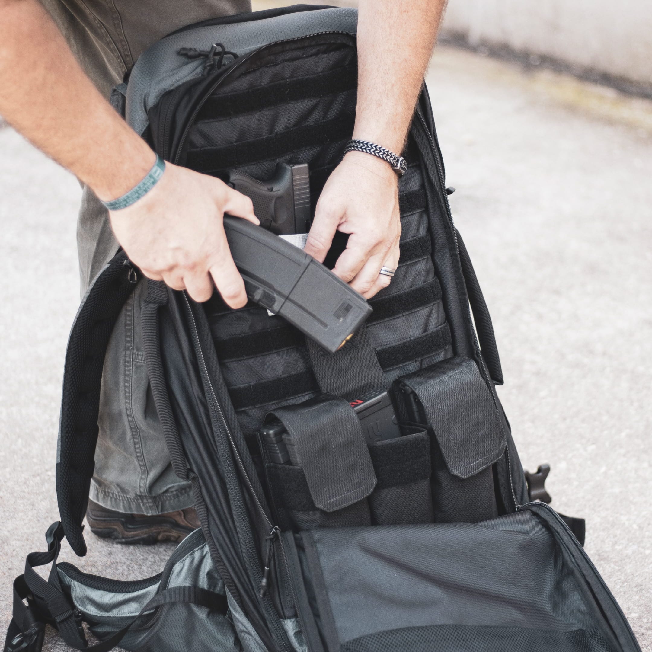 Elite Survival Systems Backpacks Black Summit Discreet Rifle Backpack