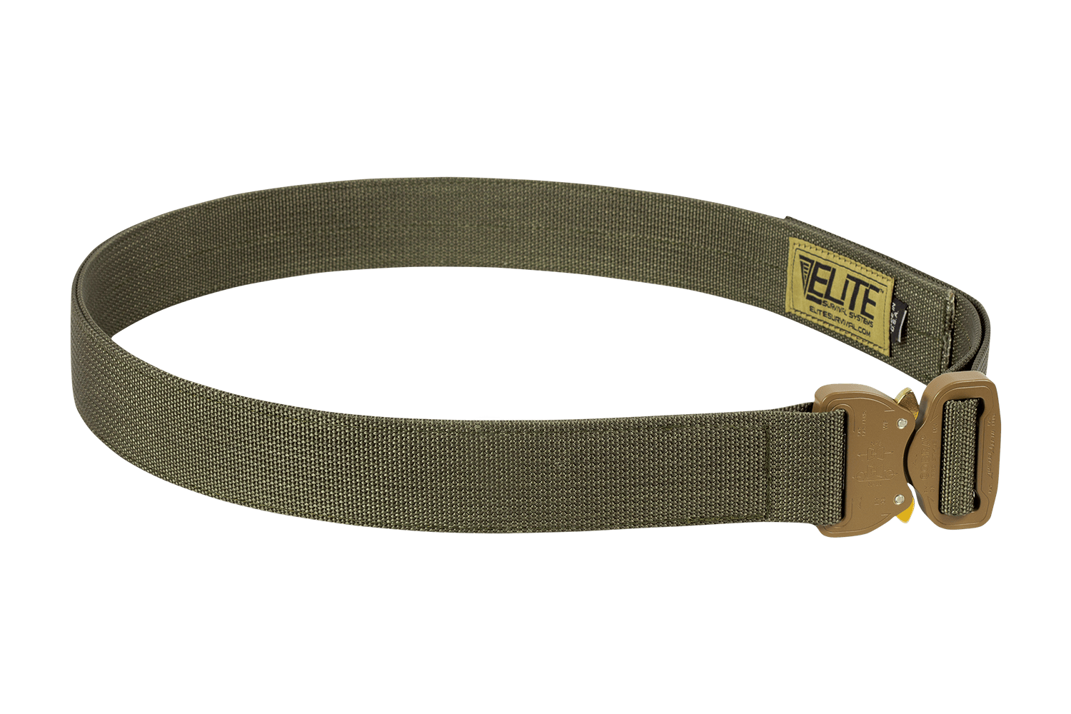 Elite Survival Systems Cobra Belt Ranger Green/Coyote / Small CO Shooters Belt with Cobra Buckle