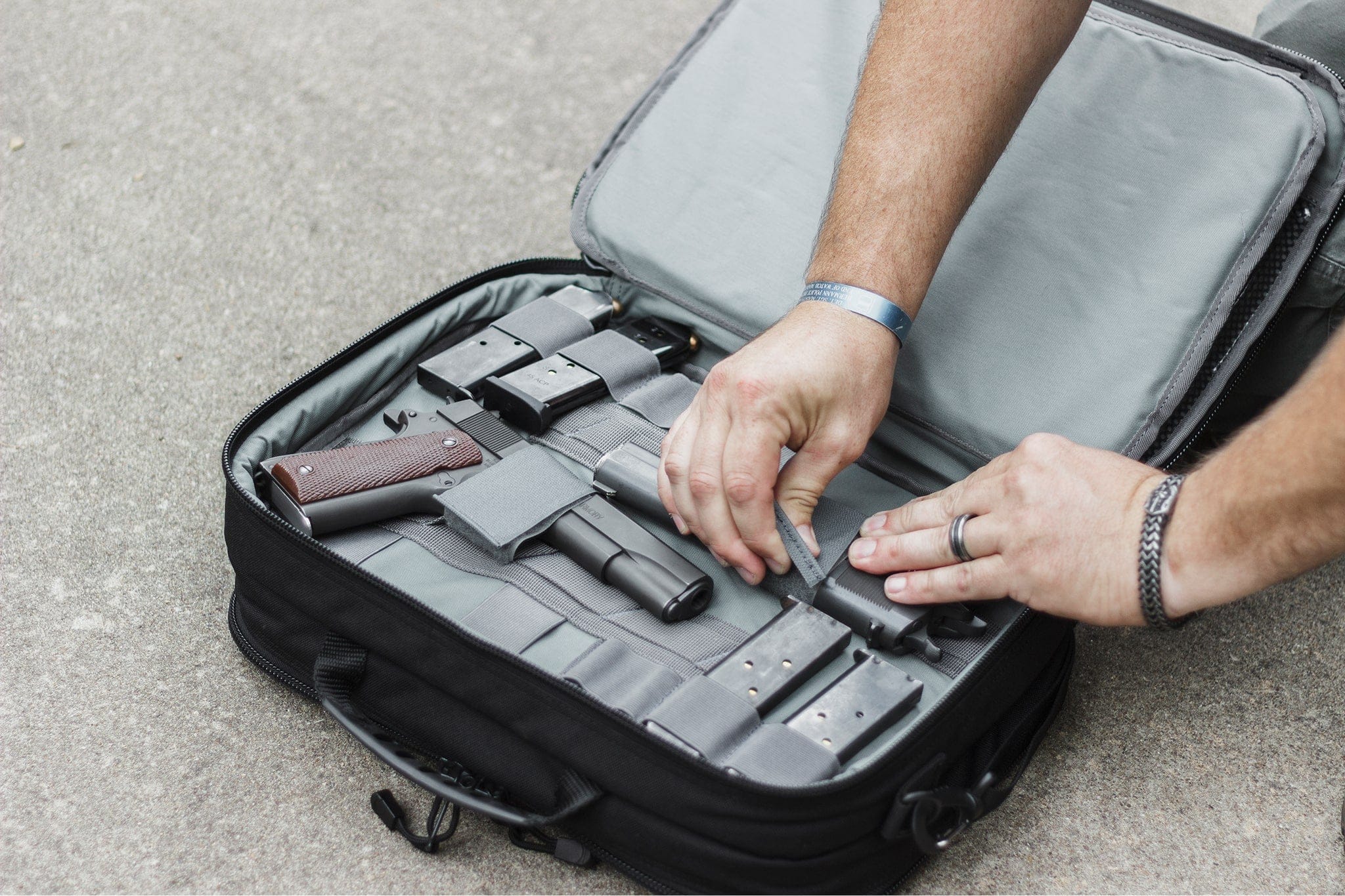 Elite Survival Systems Range Bag Four Gun Pistol Pack, Range Bag