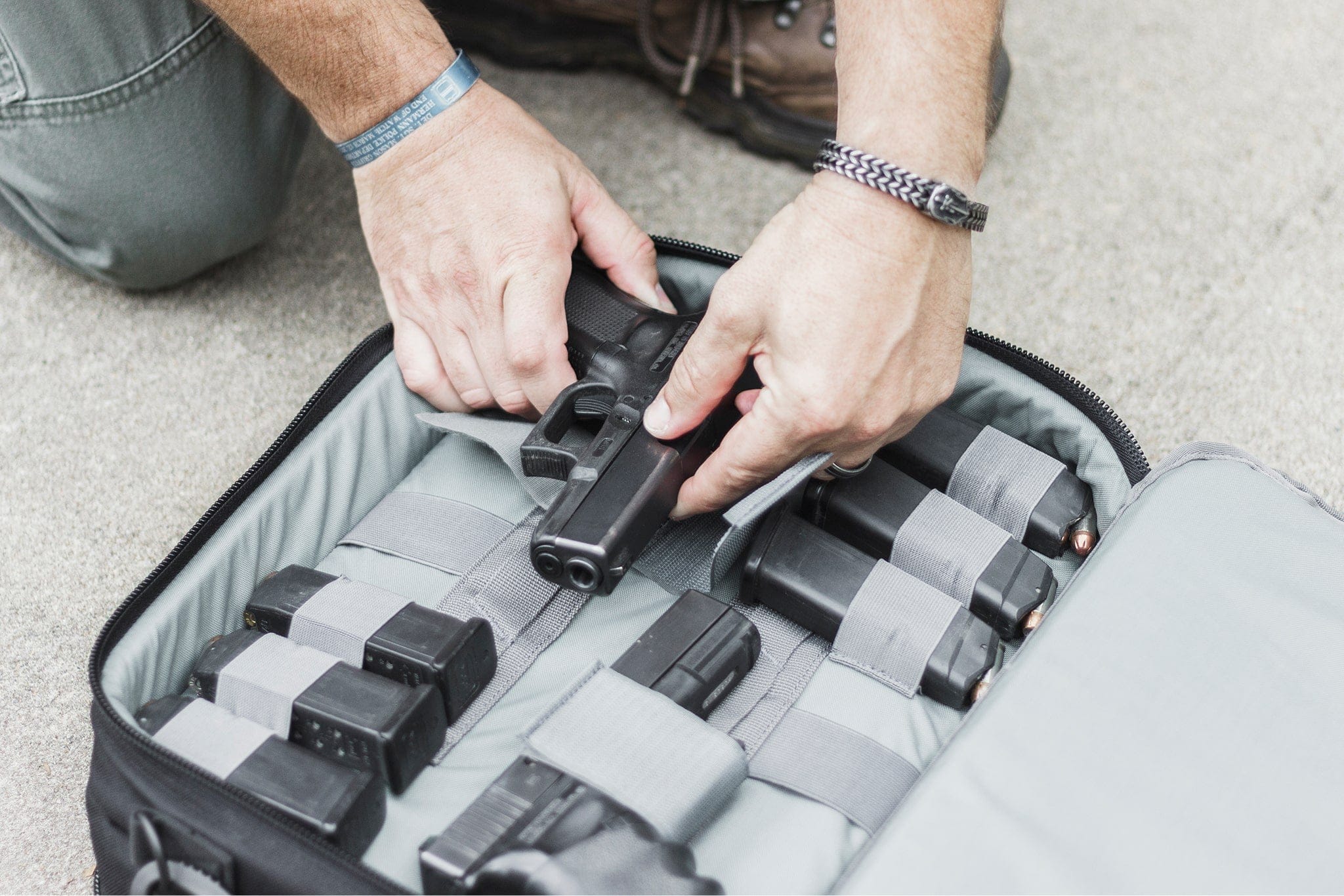 Elite Survival Systems Range Bag Four Gun Pistol Pack, Range Bag