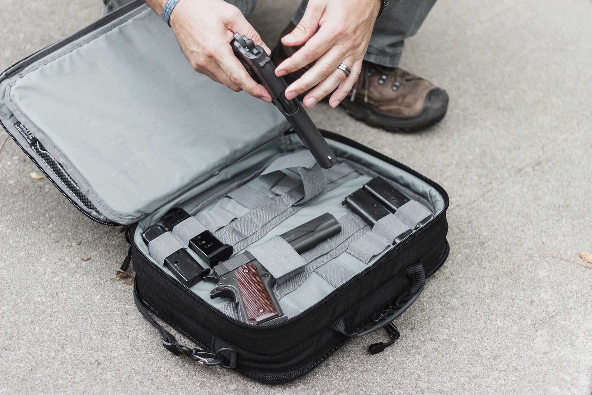 Elite Survival Systems Range Bag Four Gun Pistol Pack, Range Bag