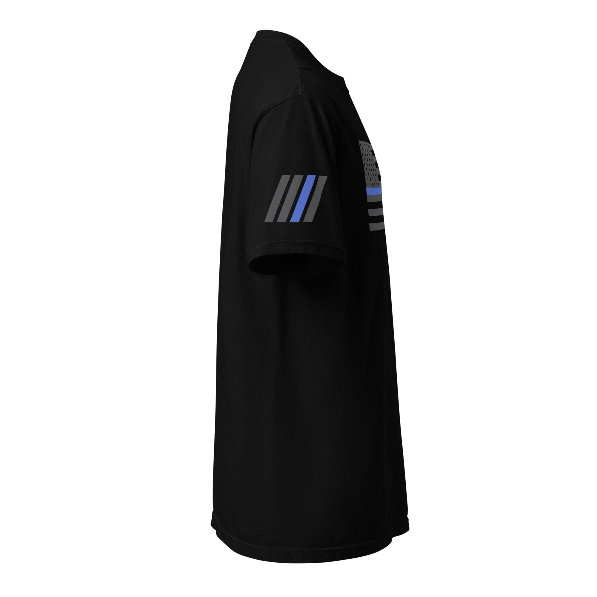 Elite Survival Systems T-Shirts Blue Line Heavyweight T-Shirt