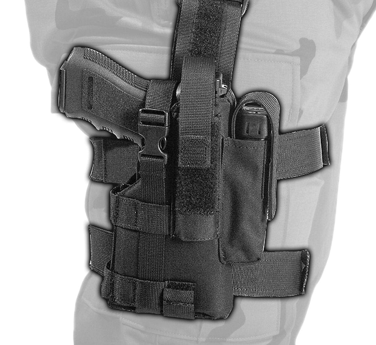 Elite Survival Systems Tactical Holsters Tactical Drop Leg Holster with Light