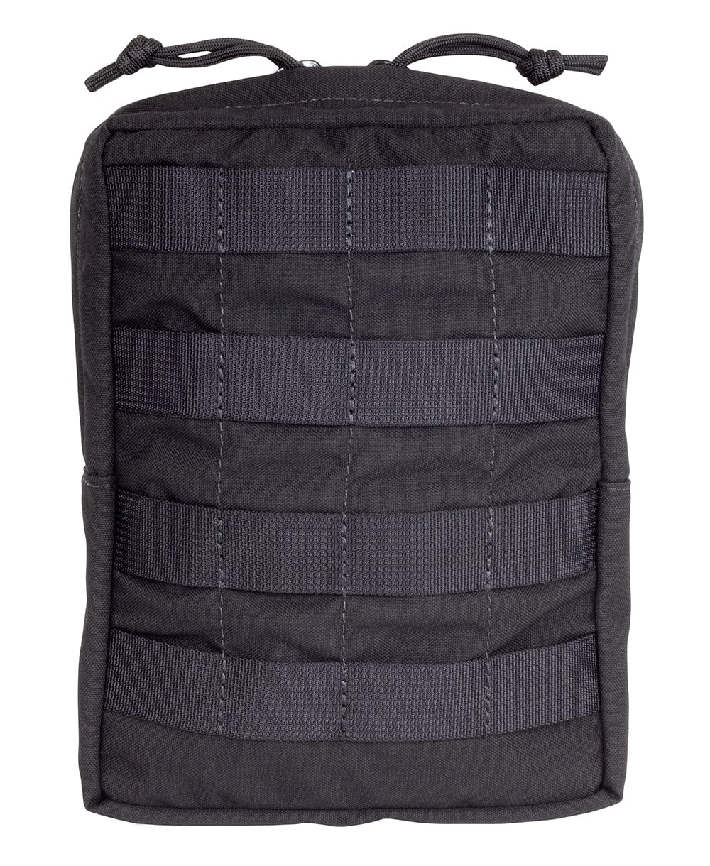 Elite Survival Systems Tactical Pouches Black MOLLE General Utility Admin Pouch, Medium