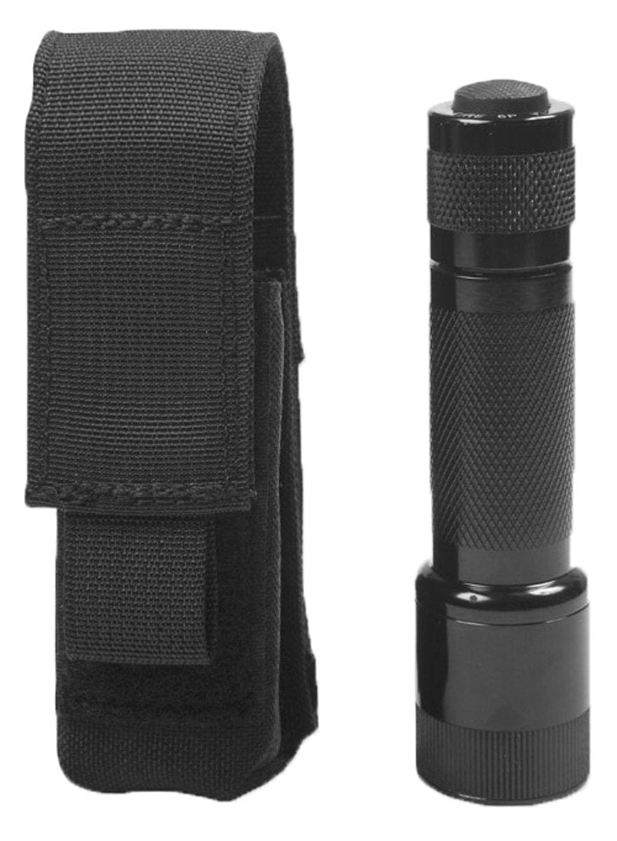 Elite Survival Systems Tactical Pouches Black MOLLE Surefire 6p and similar Flashlight Pouch