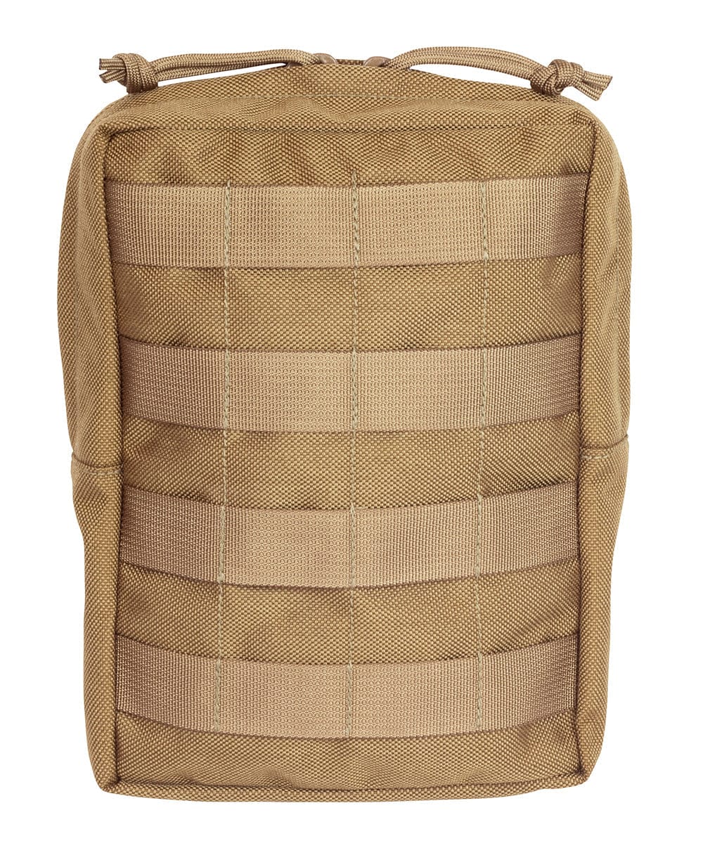 Elite Survival Systems Tactical Pouches Coyote Tan MOLLE General Utility Admin Pouch, Medium
