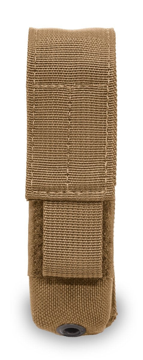 Elite Survival Systems Tactical Pouches Coyote Tan MOLLE Surefire 6p and similar Flashlight Pouch