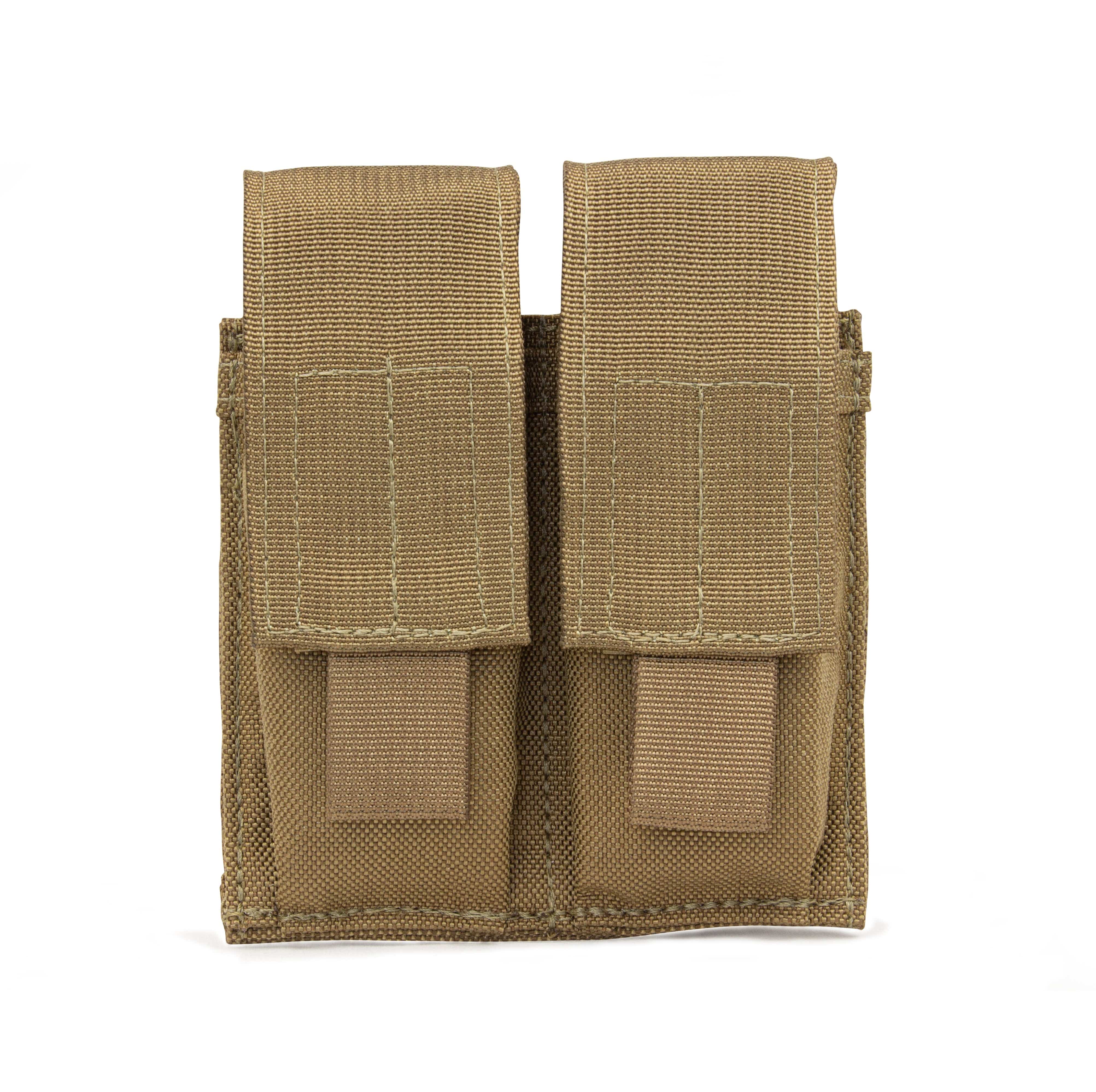 Elite Survival Systems Tactical Pouches MOLLE Pistol Mag Pouch, Double