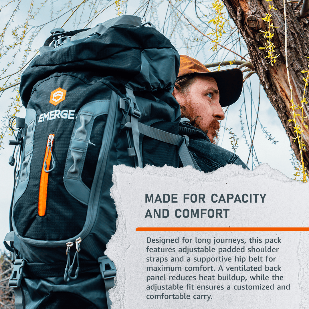 Emerge Survival Backpacks 80L Survival Backpack - The Ranger