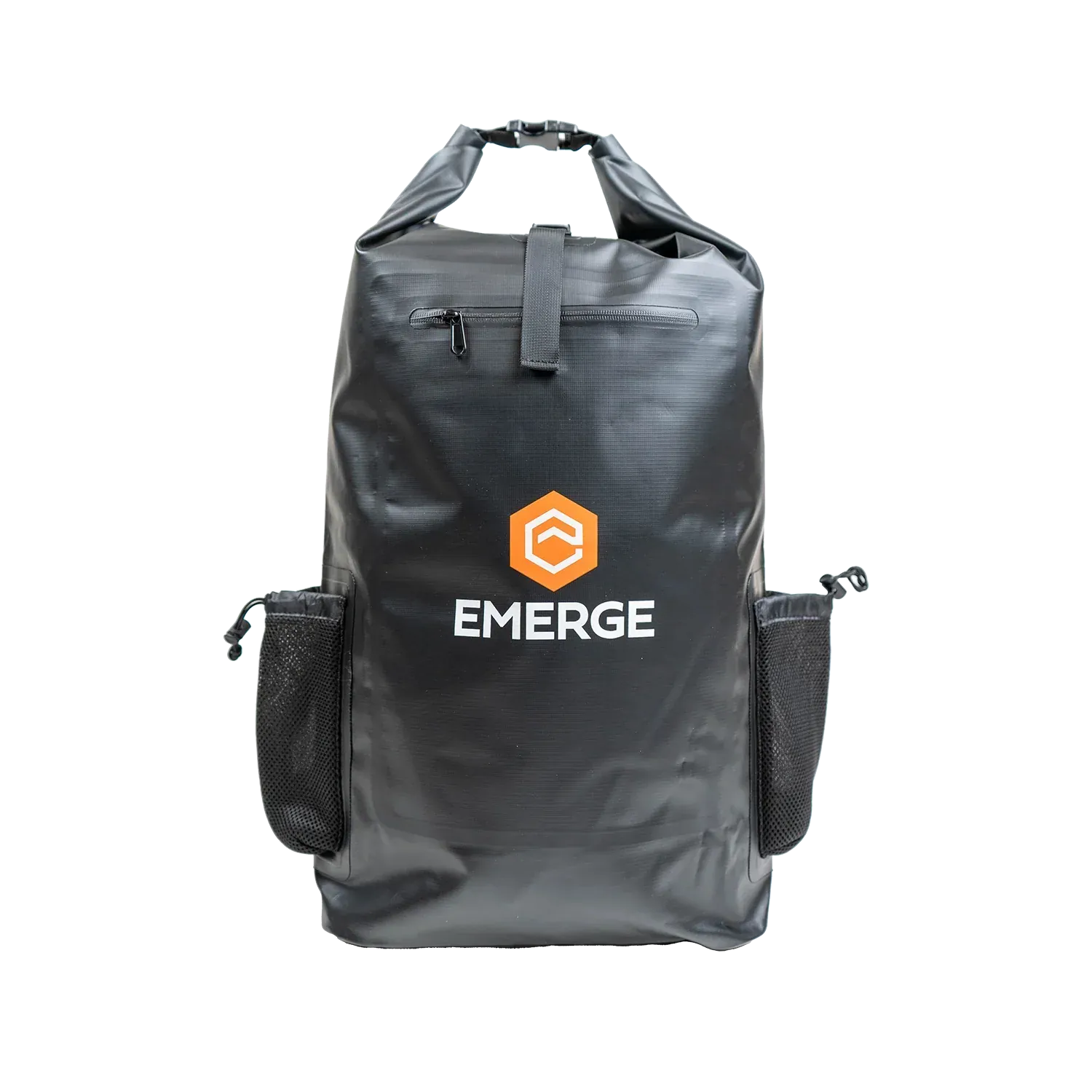 Emerge Survival Dry Bags 50L Heavy Duty Dry Bag w/ Straps - Black