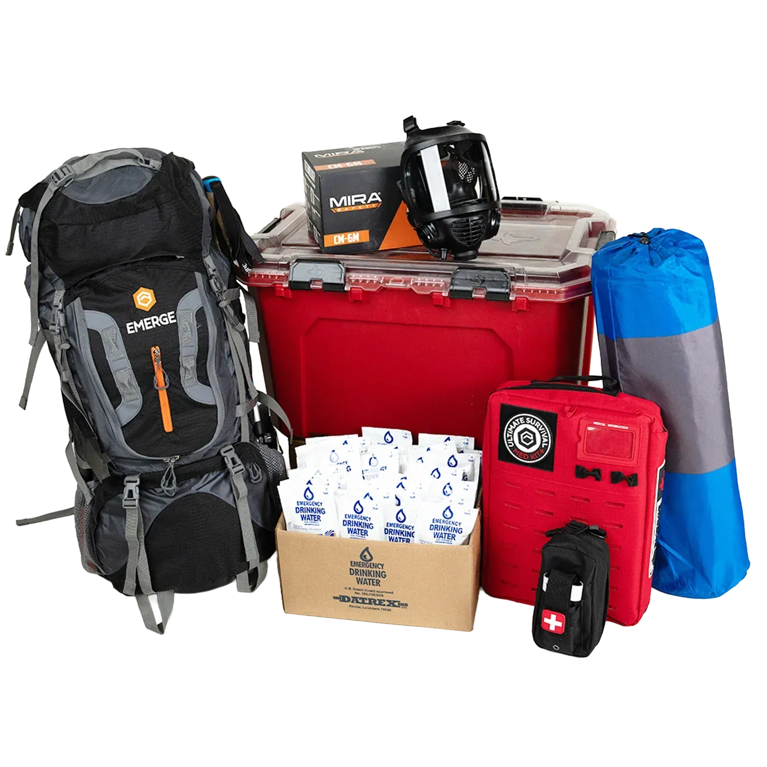 Emerge Survival Emergency Supplies 1-Person Kit Ultimate Survival Kit