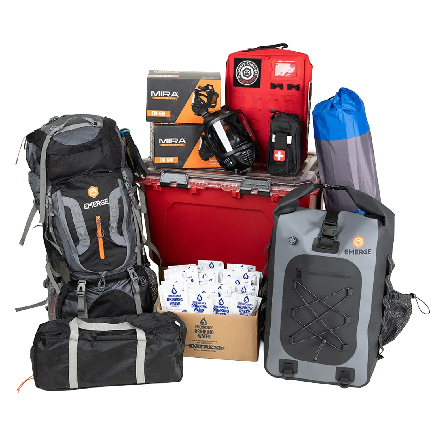 Emerge Survival Emergency Supplies 2-Person Kit Ultimate Survival Kit