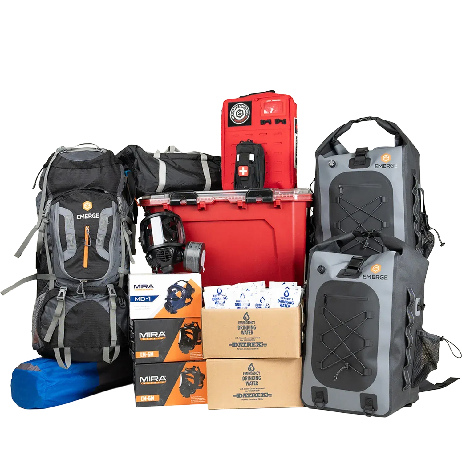 Emerge Survival Emergency Supplies 3-Person Kit Ultimate Survival Kit