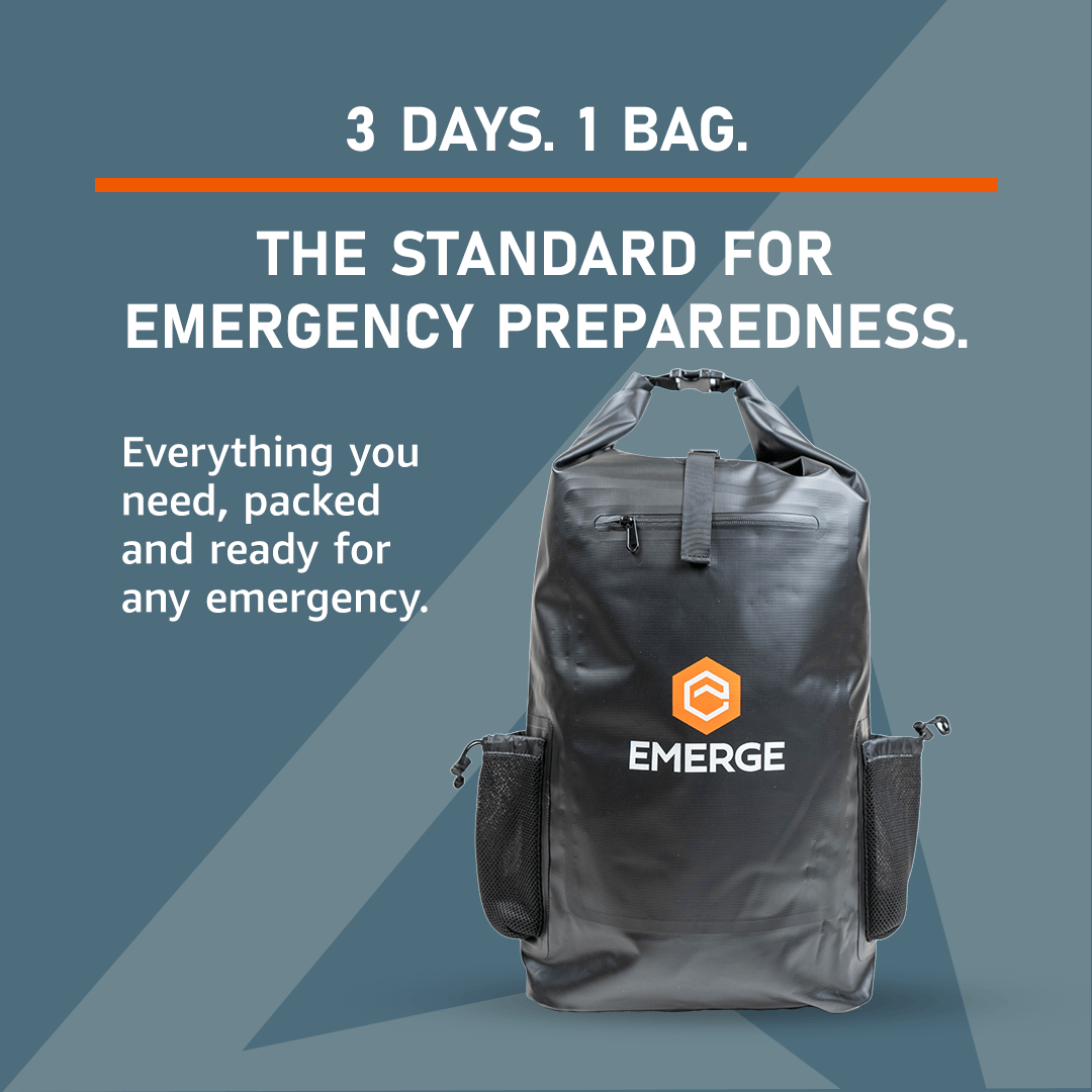 Emerge Survival Emergency Supplies 72 Hour Kit