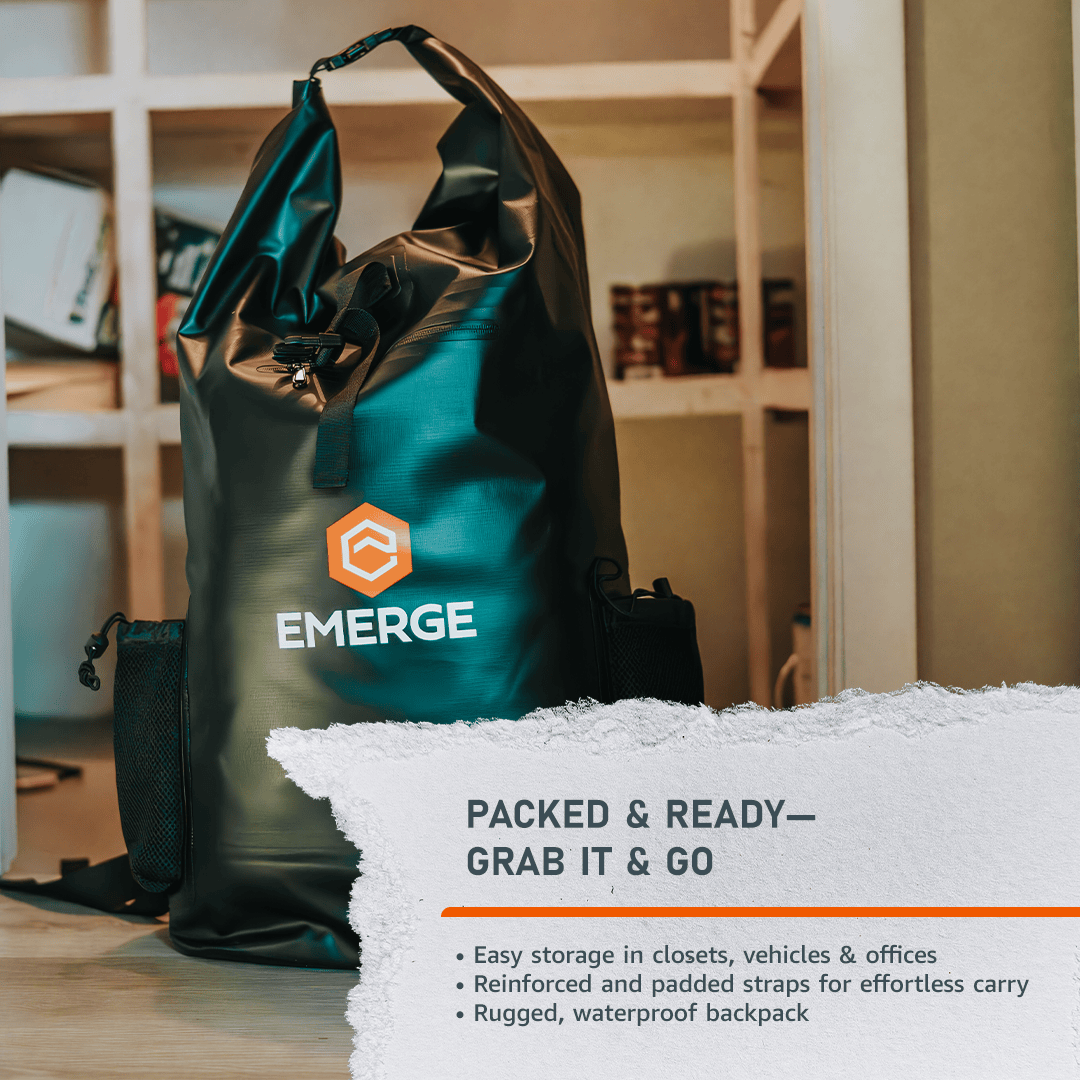 Emerge Survival Emergency Supplies 72 Hour Kit