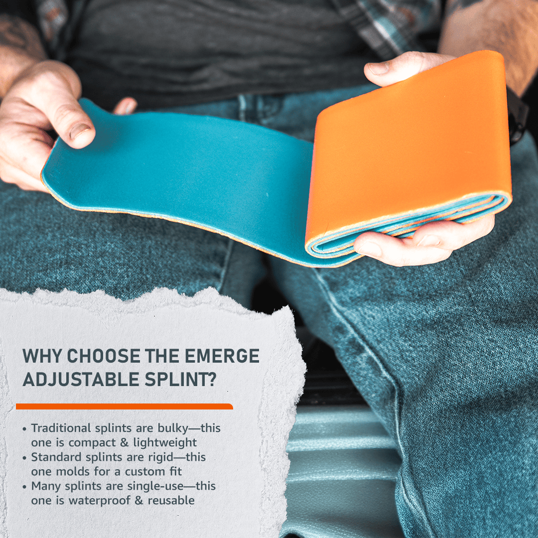 Emerge Survival Emergency Supplies Adjustable Splint