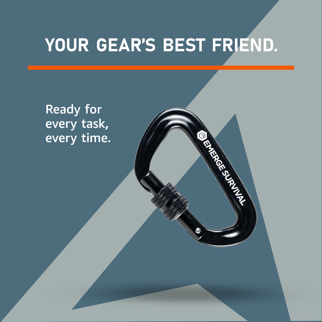 Emerge Survival Emergency Supplies Emerge Carabiner