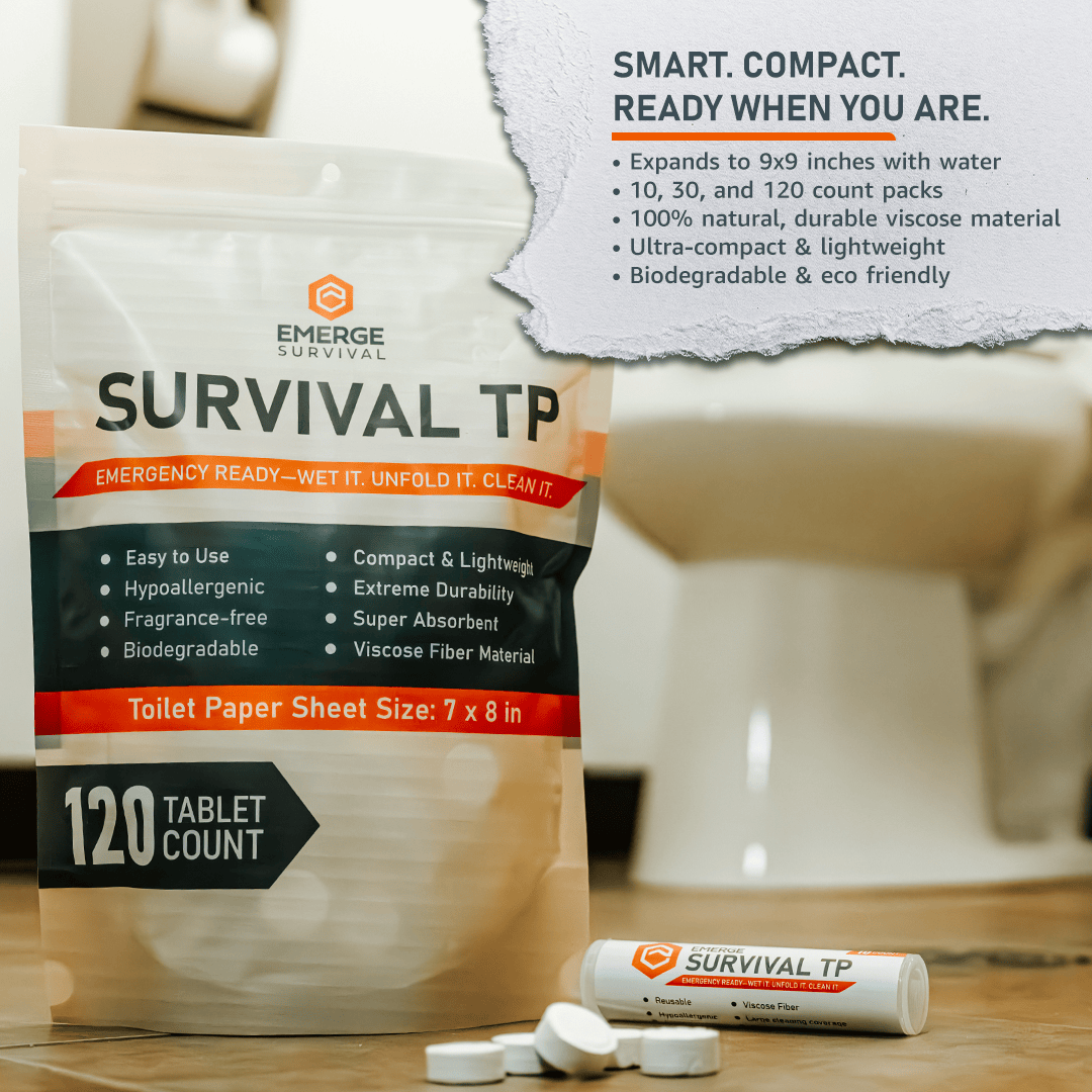Emerge Survival Emergency Supplies Emerge Survival Toilet Paper