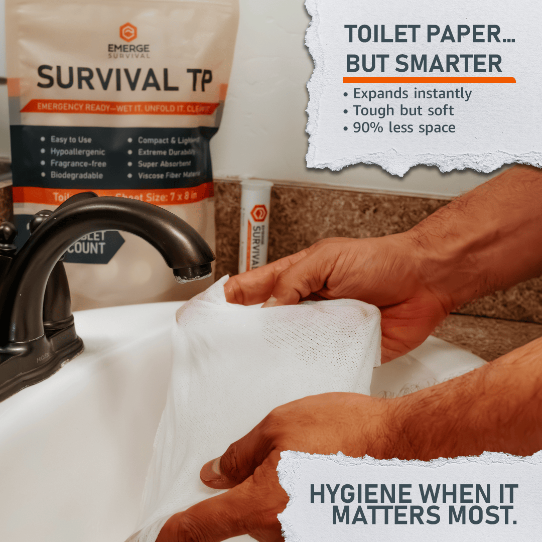 Emerge Survival Emergency Supplies Emerge Survival Toilet Paper