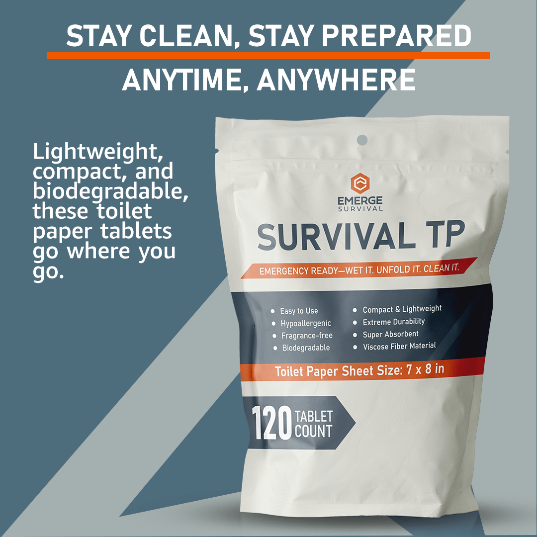 Emerge Survival Emergency Supplies Emerge Survival Toilet Paper