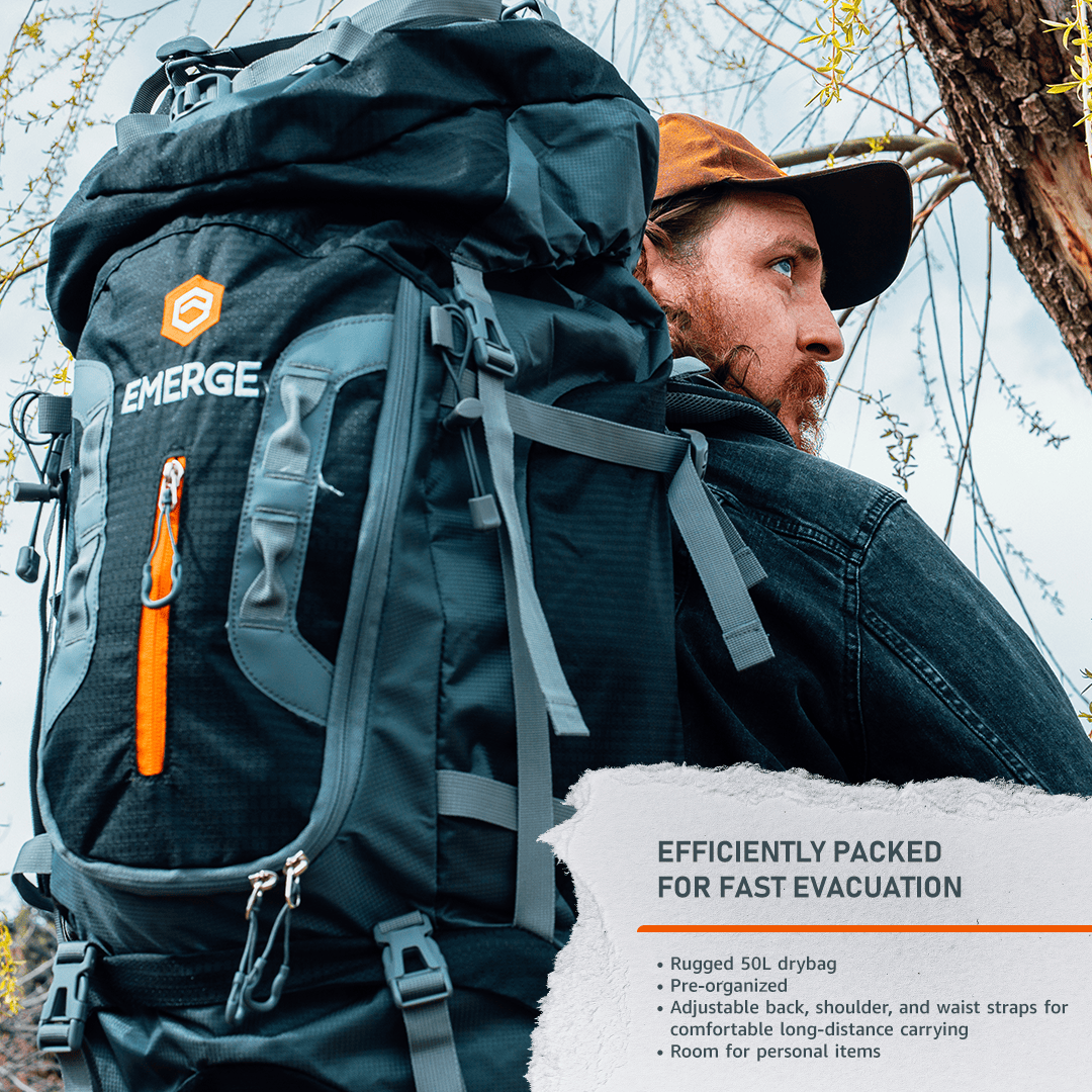 Emerge Survival Emergency Supplies Evacuation Pro Bag