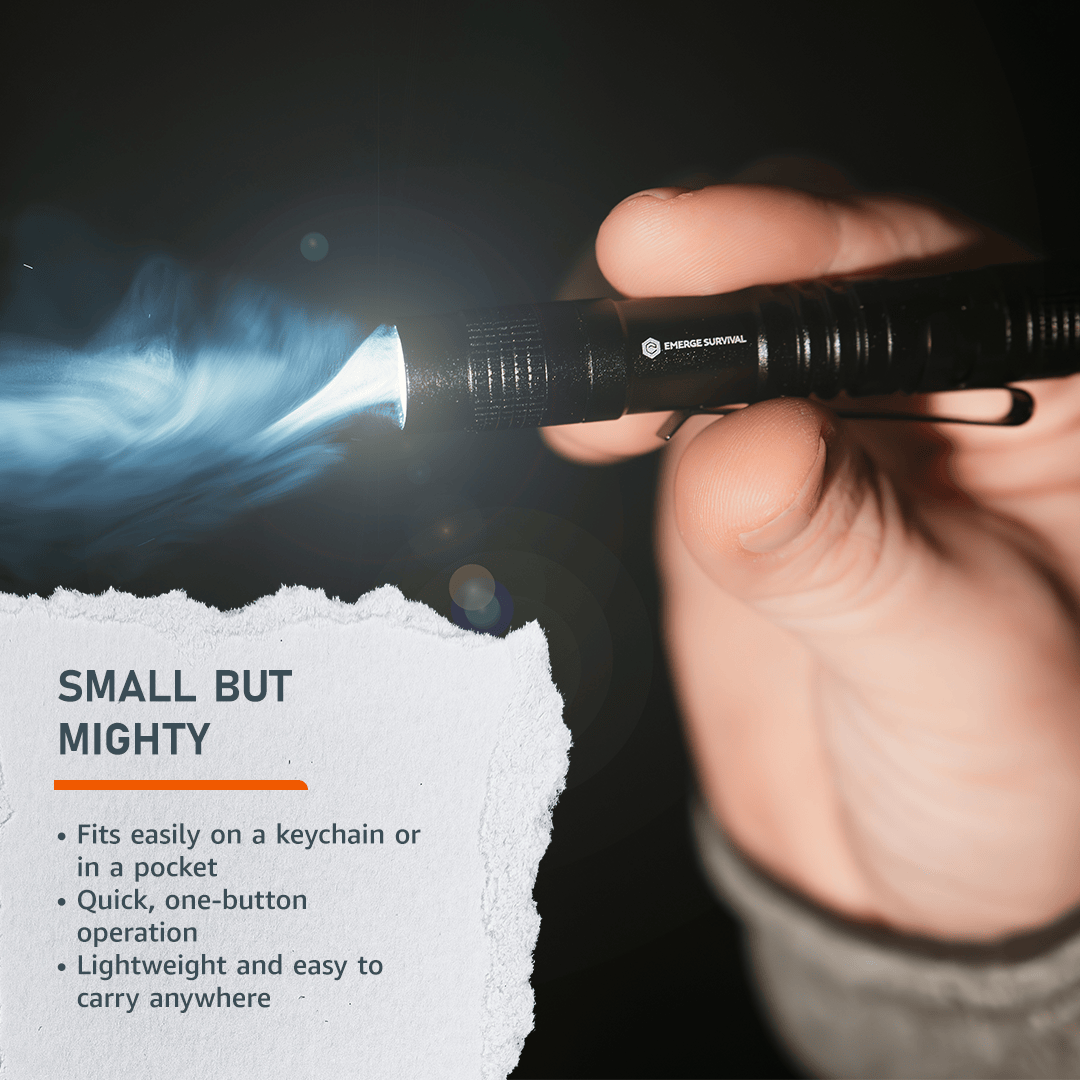 Emerge Survival Flashlights EDC Mini Flashlight
