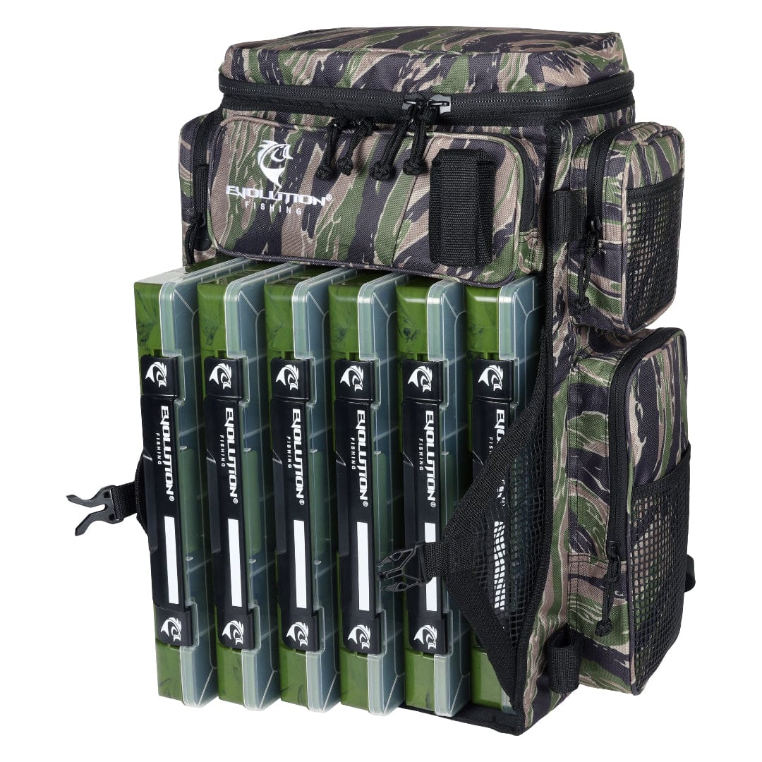 Evolution Outdoor Drift Series Bags Drift Series Battle Pack 3700 Tackle Backpack