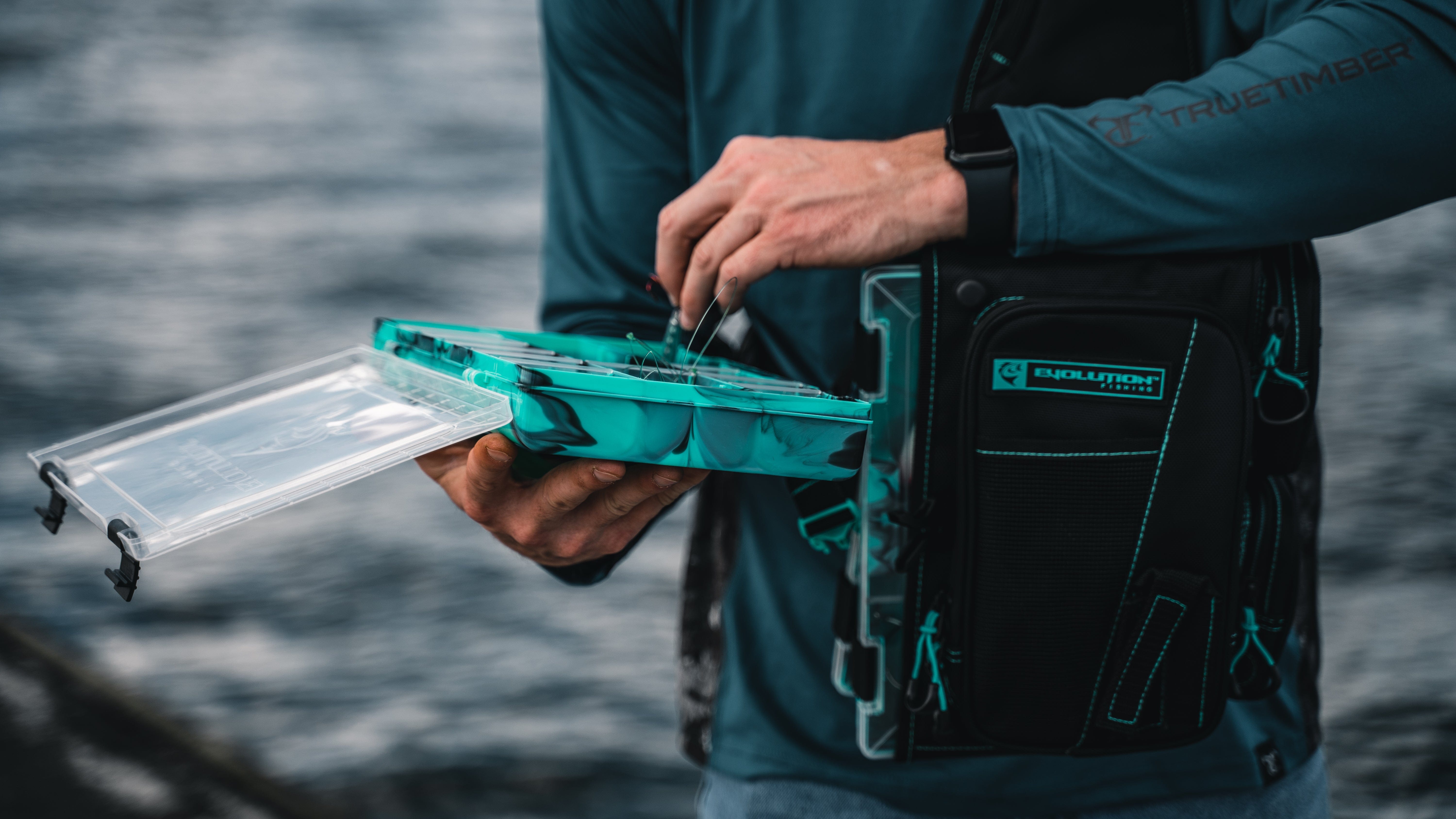 Evolution Outdoor Drift Series Bags Drift Tackle Sling - Seafoam