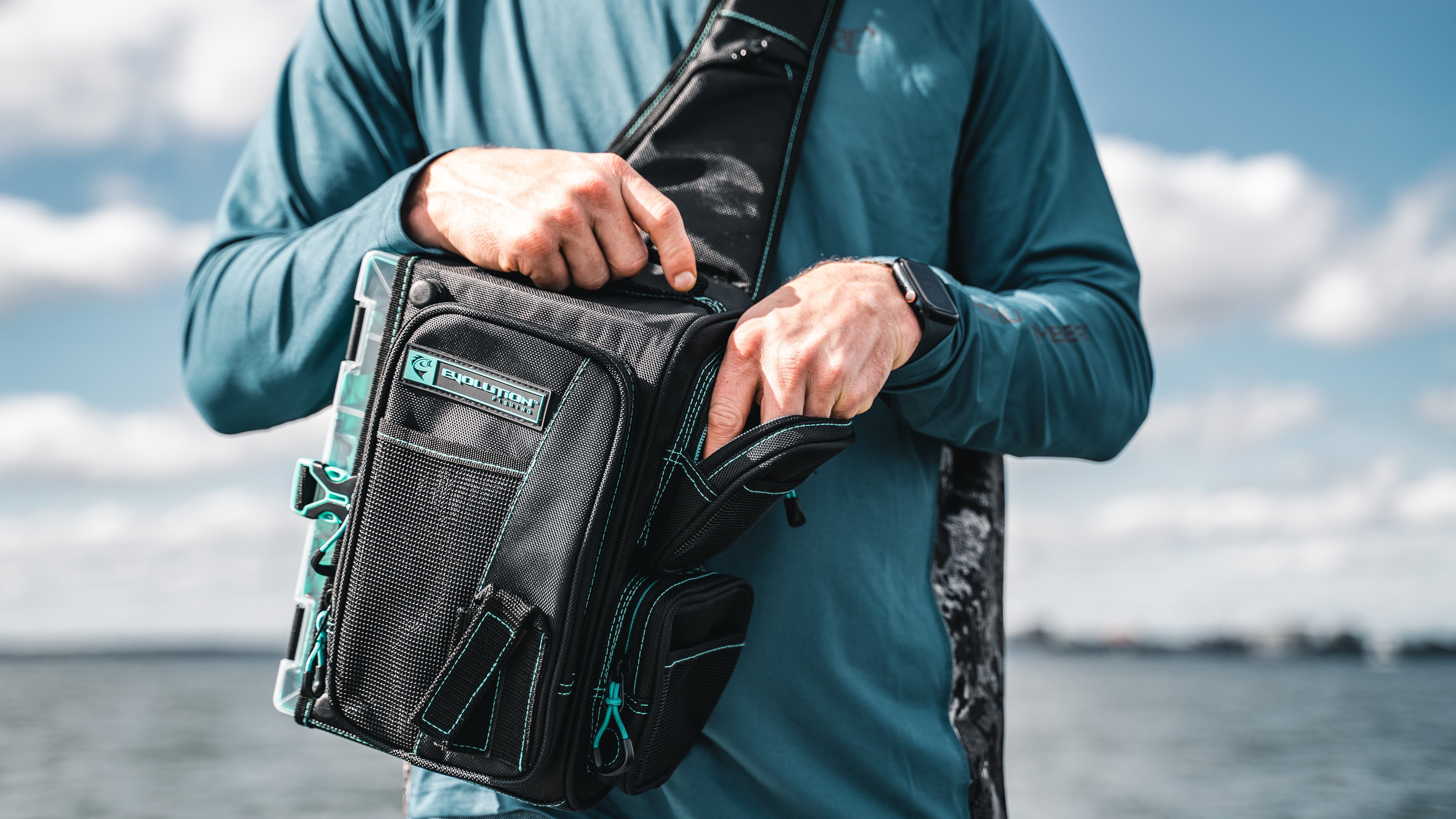 Evolution Outdoor Drift Series Bags Drift Tackle Sling - Seafoam