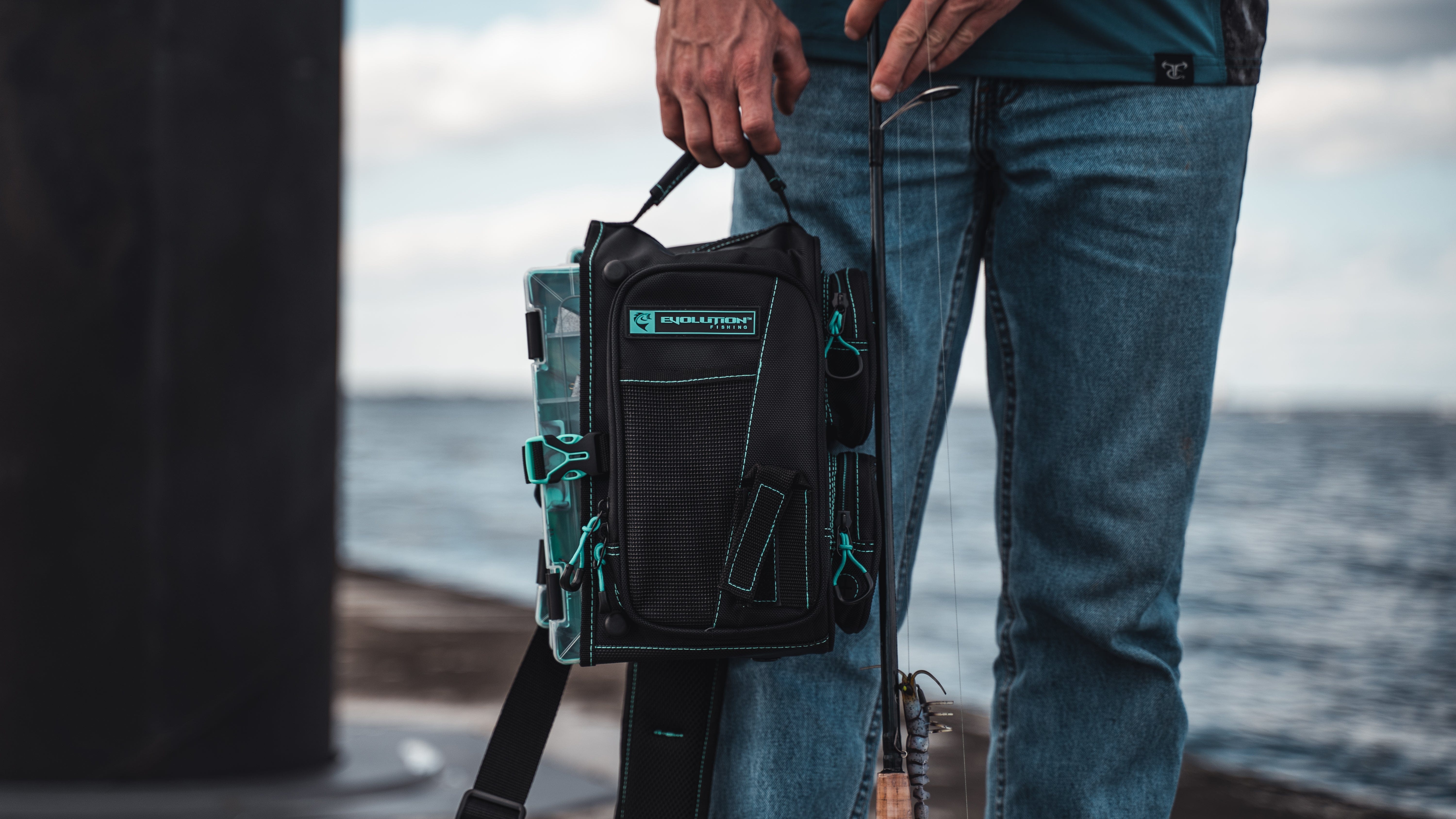 Evolution Outdoor Drift Series Bags Drift Tackle Sling - Seafoam
