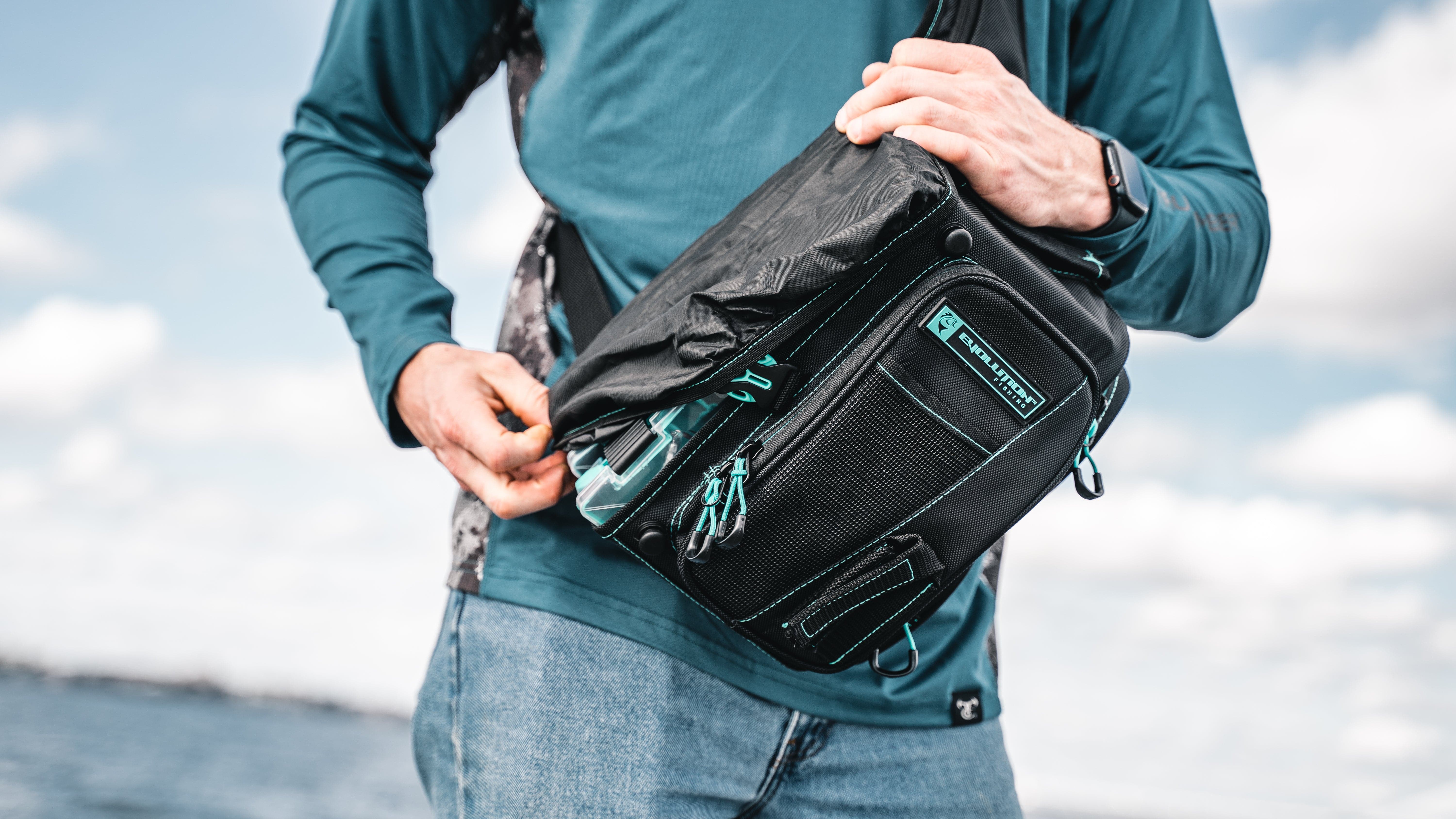 Evolution Outdoor Drift Series Bags Drift Tackle Sling - Seafoam