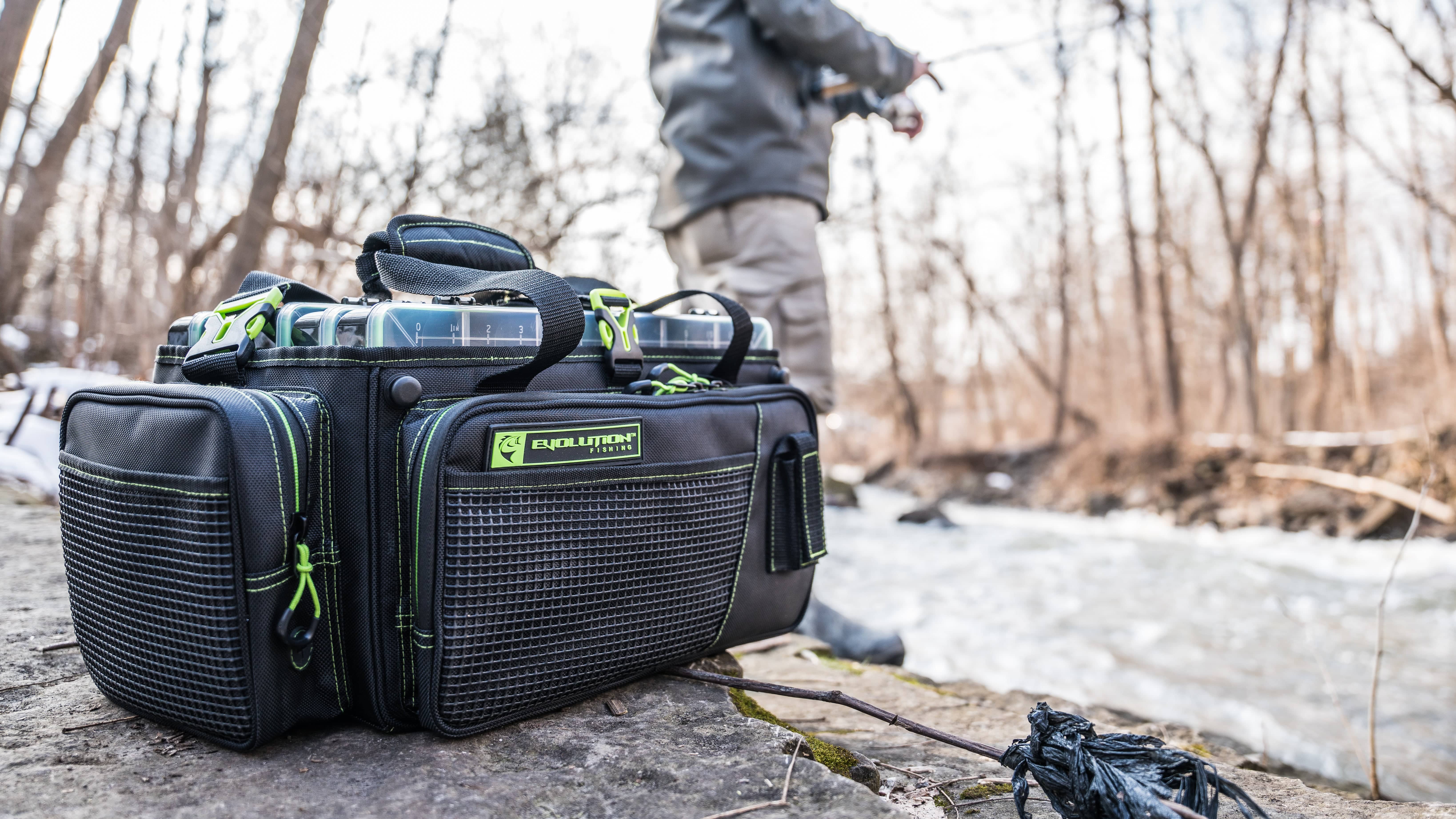 Evolution Outdoor Drift Series Bags Horizontal 3700 Drift Series Topless Tackle Bag