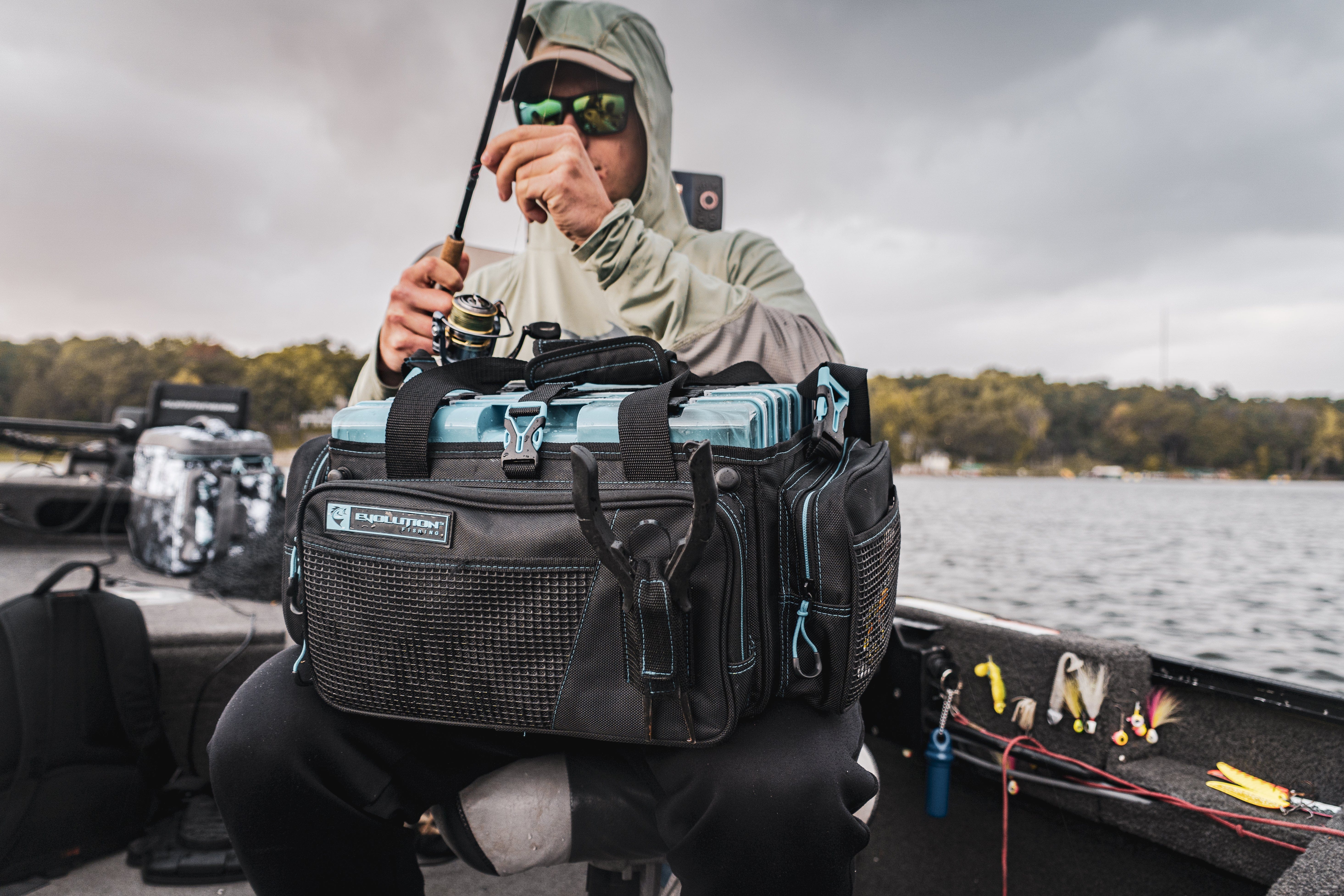 Evolution Outdoor Drift Series Bags Horizontal 3700 Drift Series Topless Tackle Bag