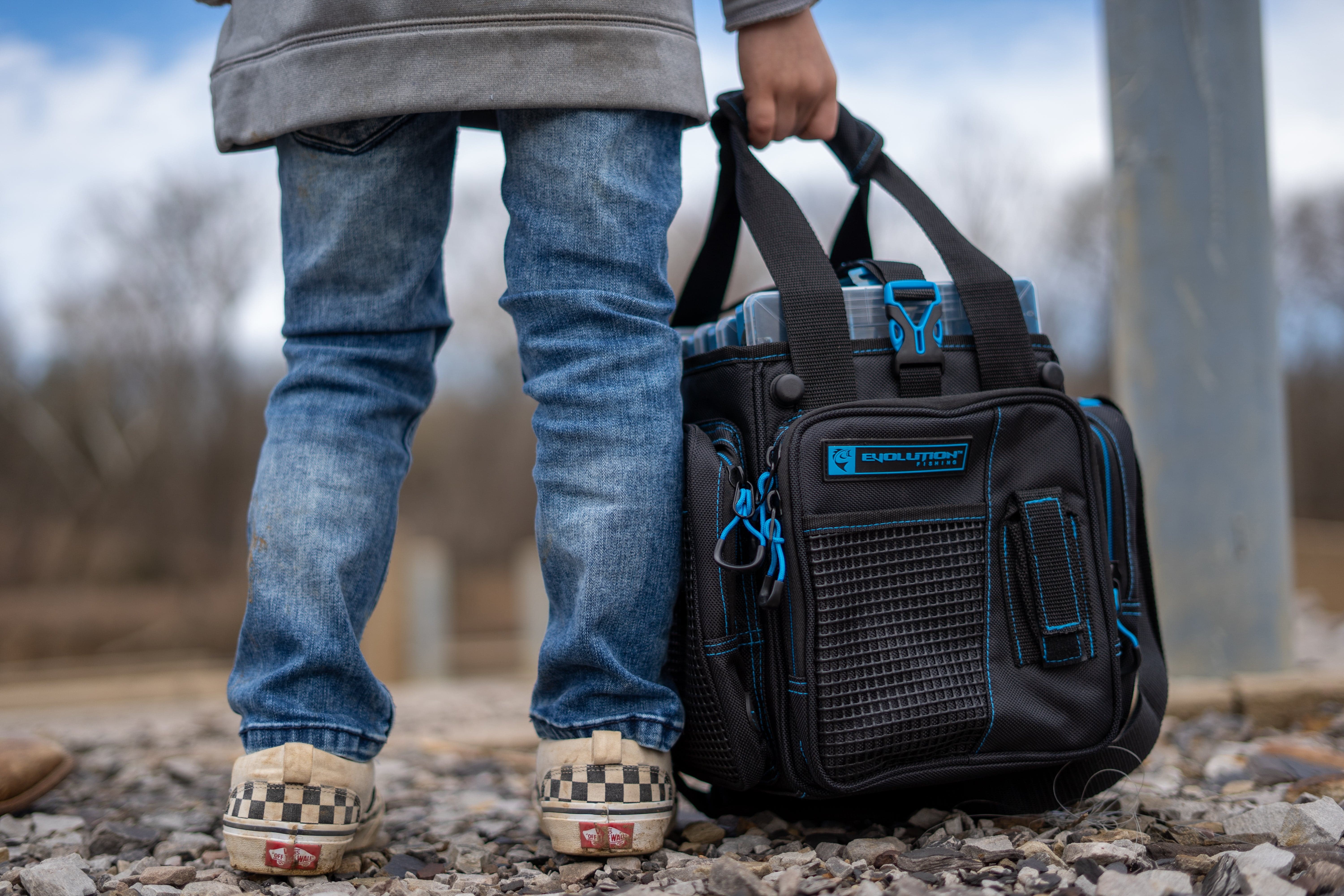 Evolution Outdoor Drift Series Bags Vertical 3600 Drift Series Tackle Bag Blue