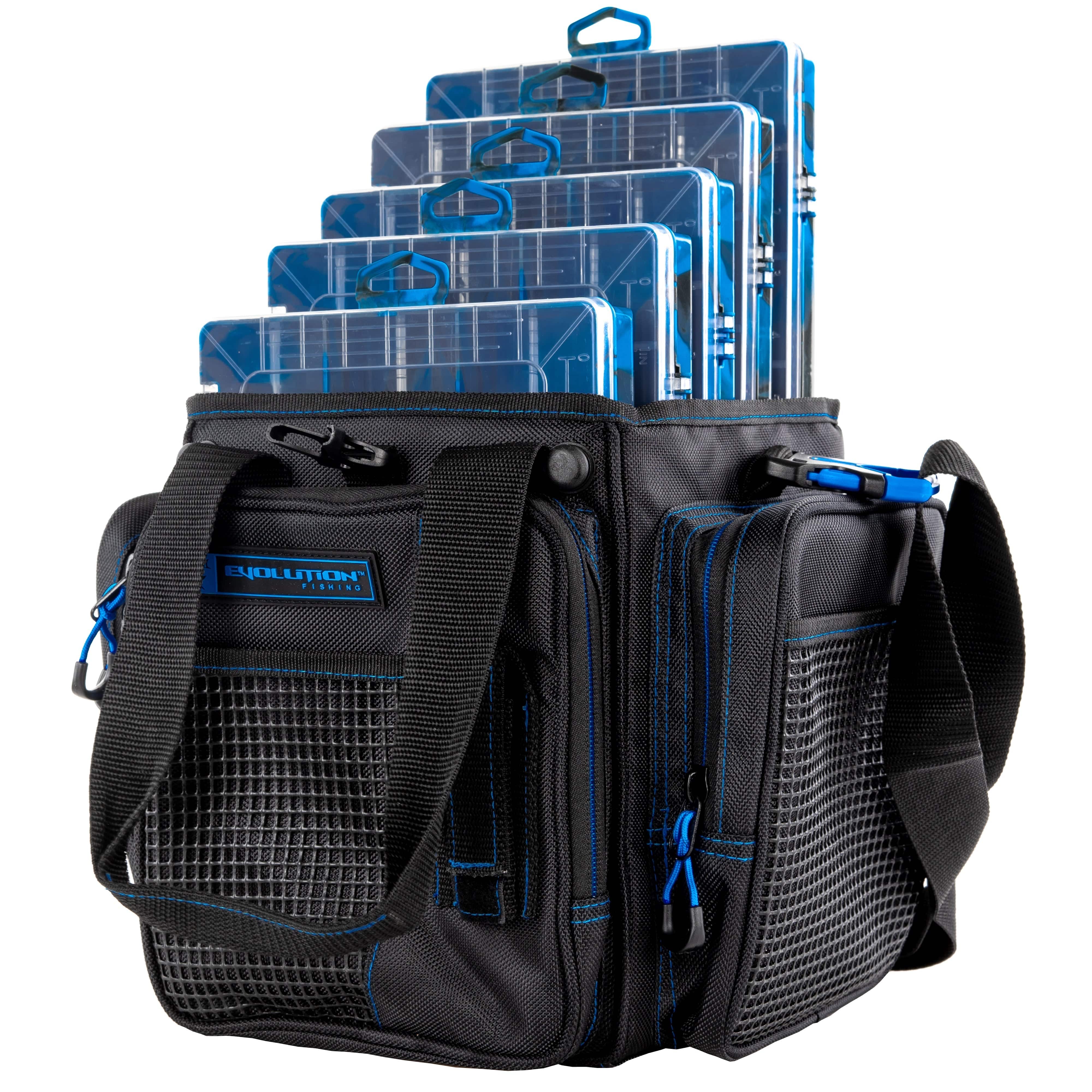 Evolution Outdoor Drift Series Bags Vertical 3600 Drift Series Tackle Bag Blue