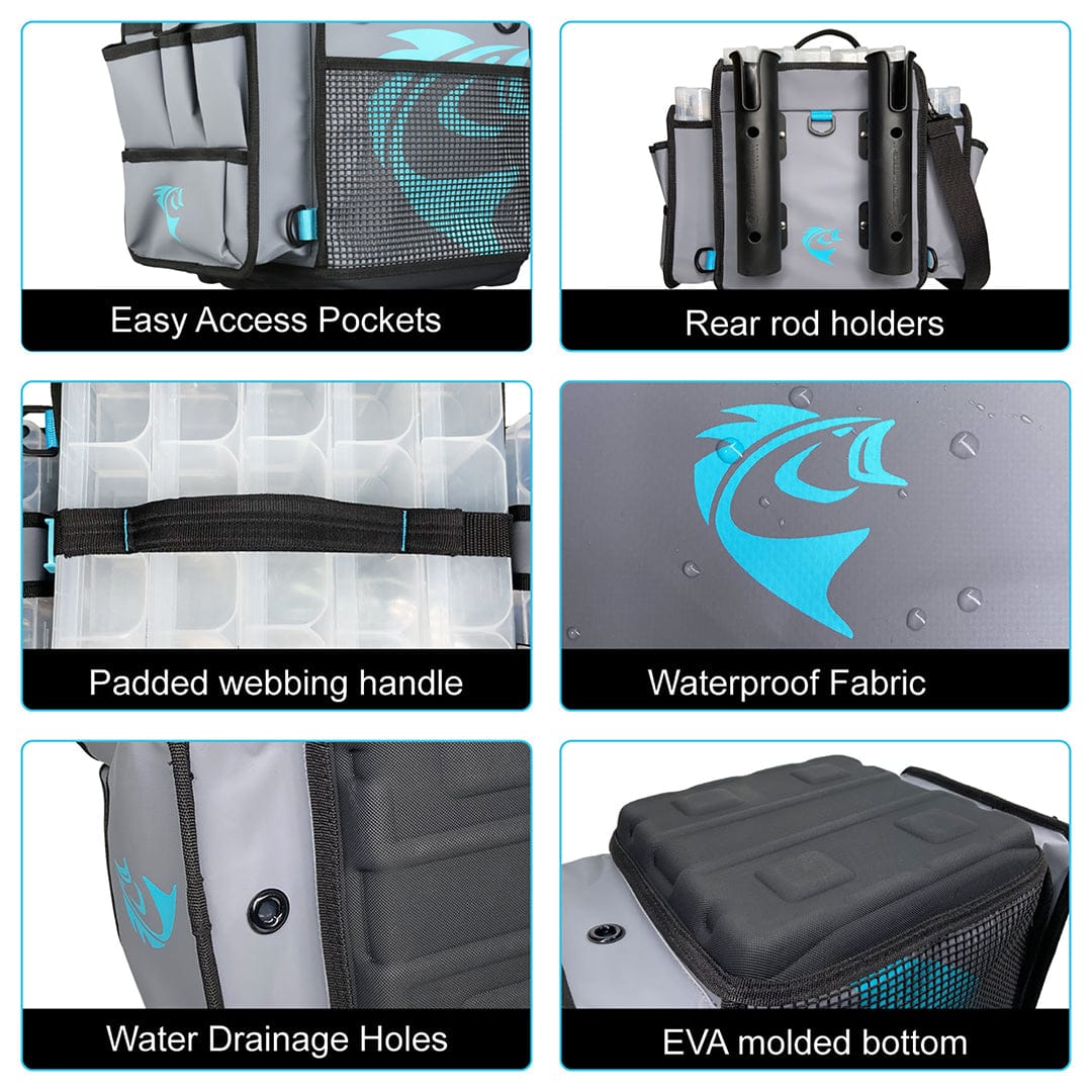 Evolution Outdoor Evolution Fishing 3700 Rigger Series Kayak Tackle Bag