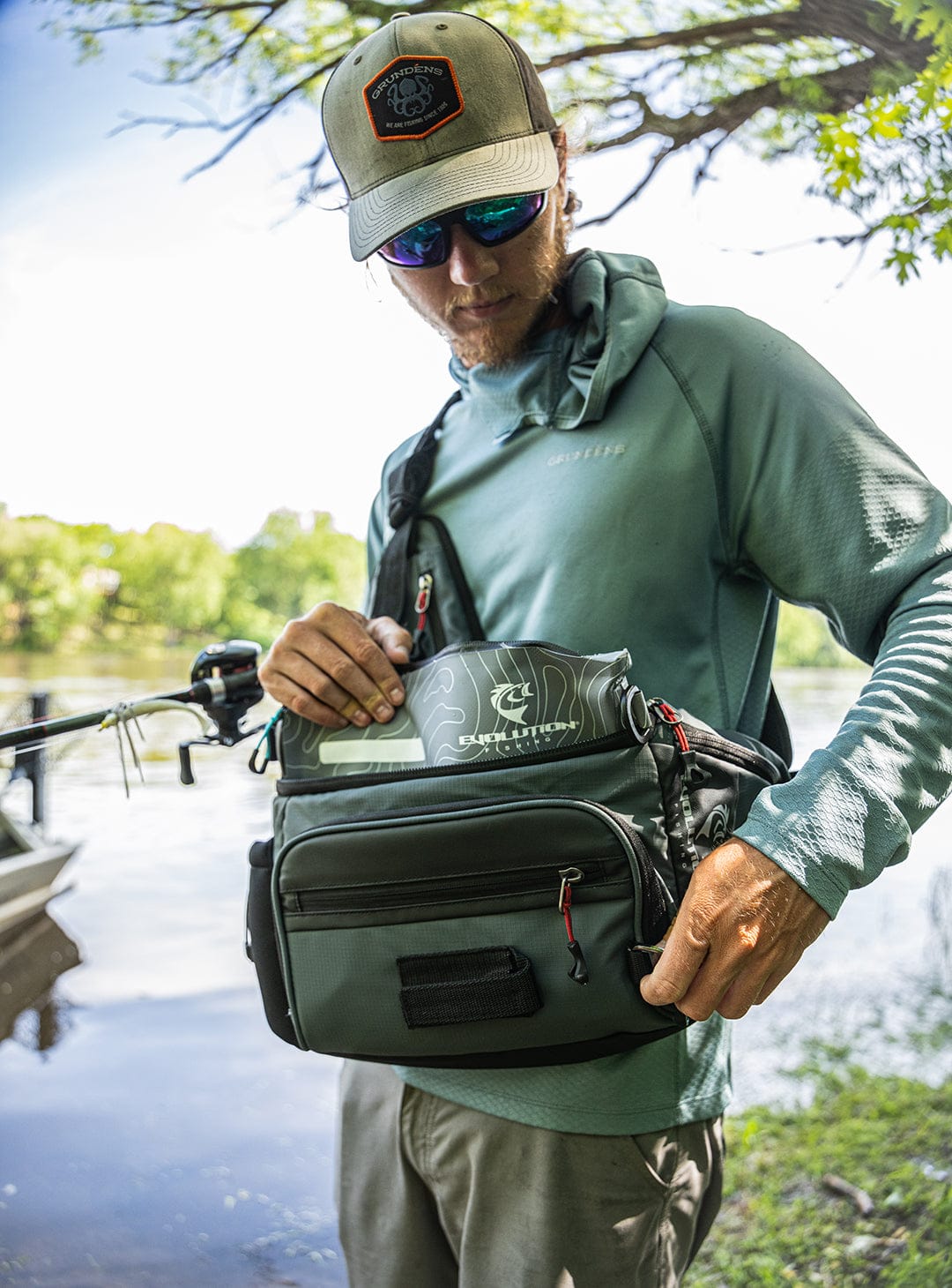 Evolution Outdoor Largemouth Bags Largemouth 3.0 Sling Pack
