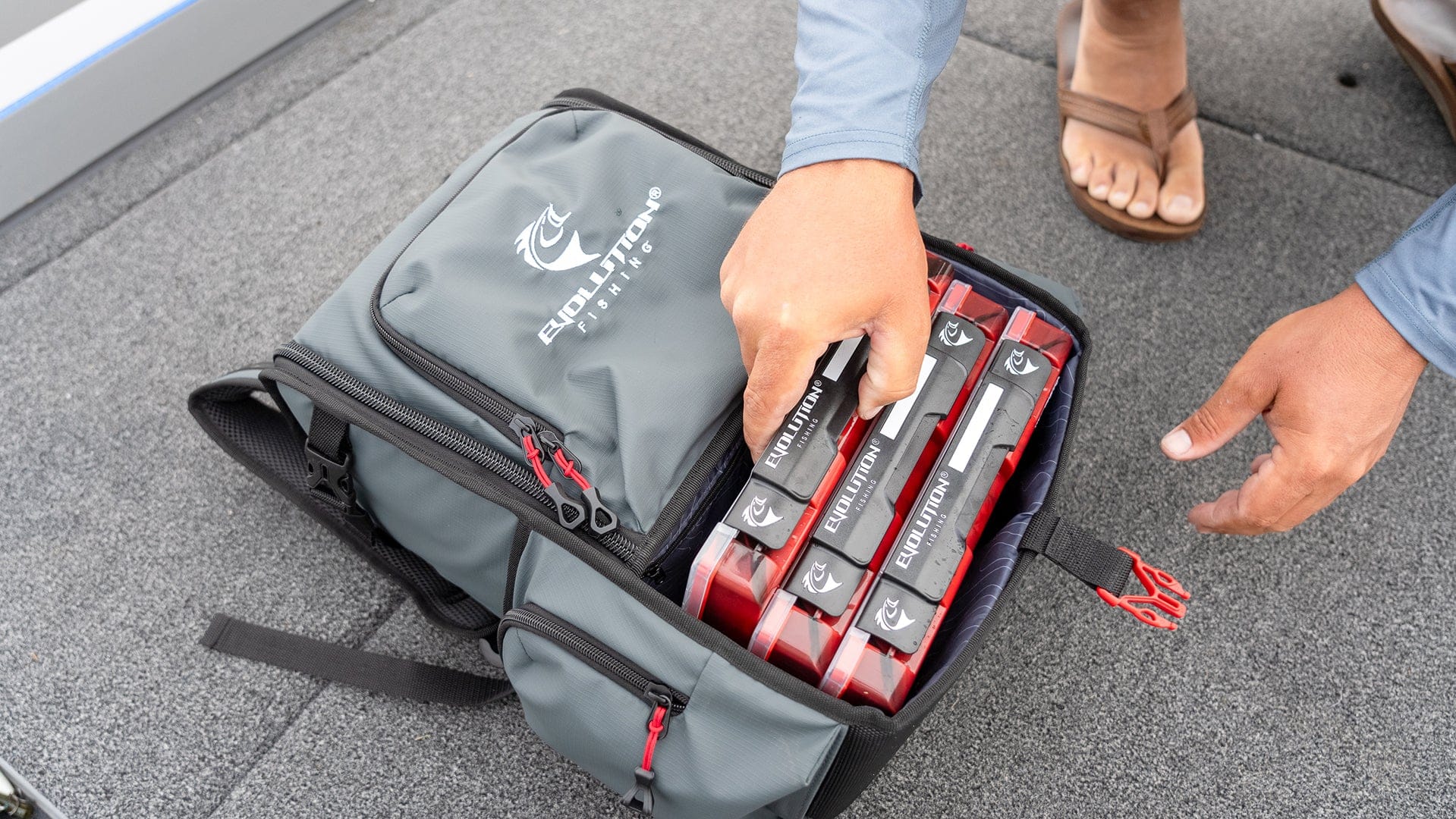 Evolution Outdoor Largemouth Bags Largemouth 3.0 Tackle Backpack
