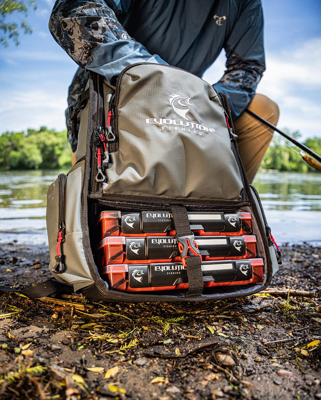 Evolution Outdoor Largemouth Bags Largemouth 3.0 Tackle Backpack