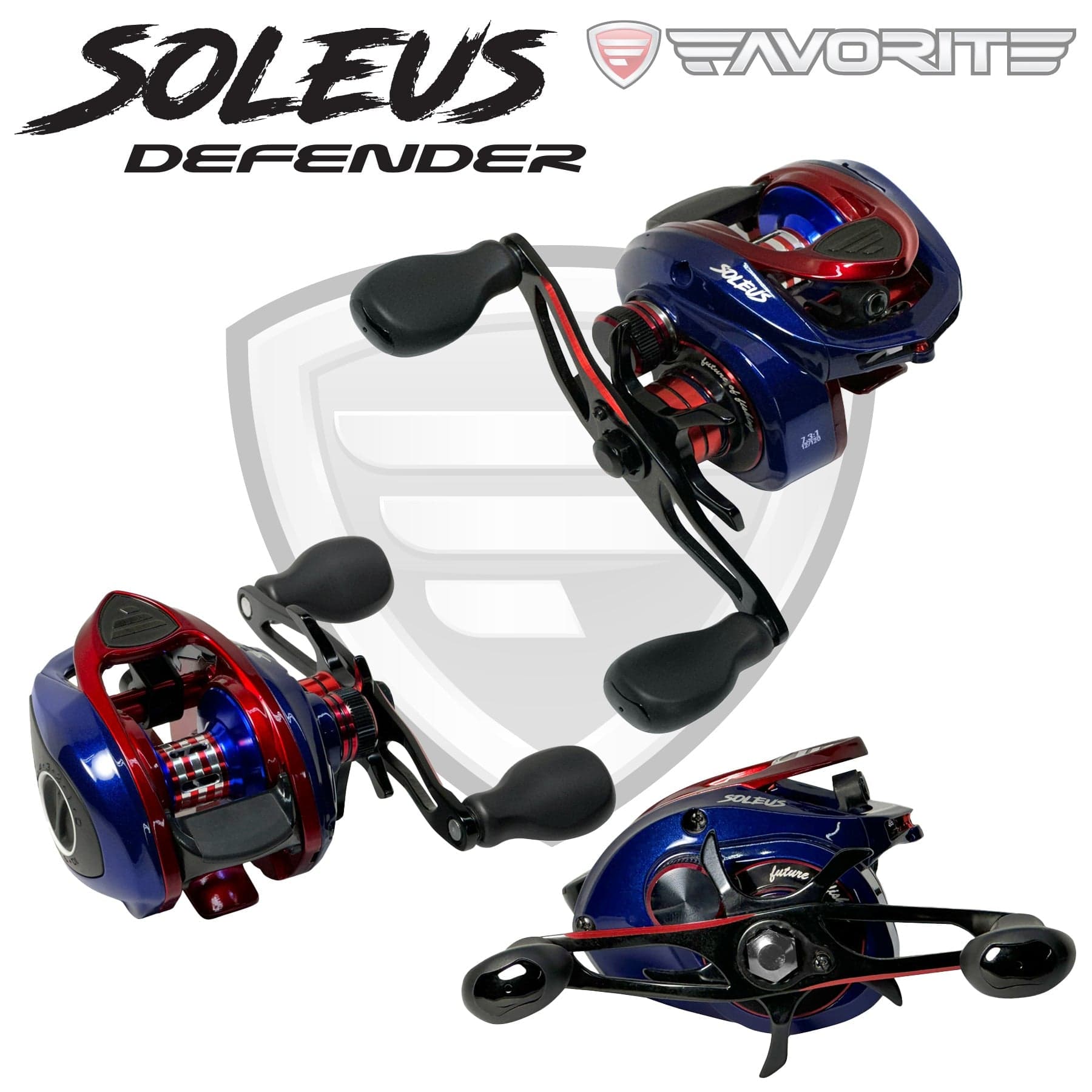 Favorite Fishing Fishing Reel Defender Soleus Casting Reel