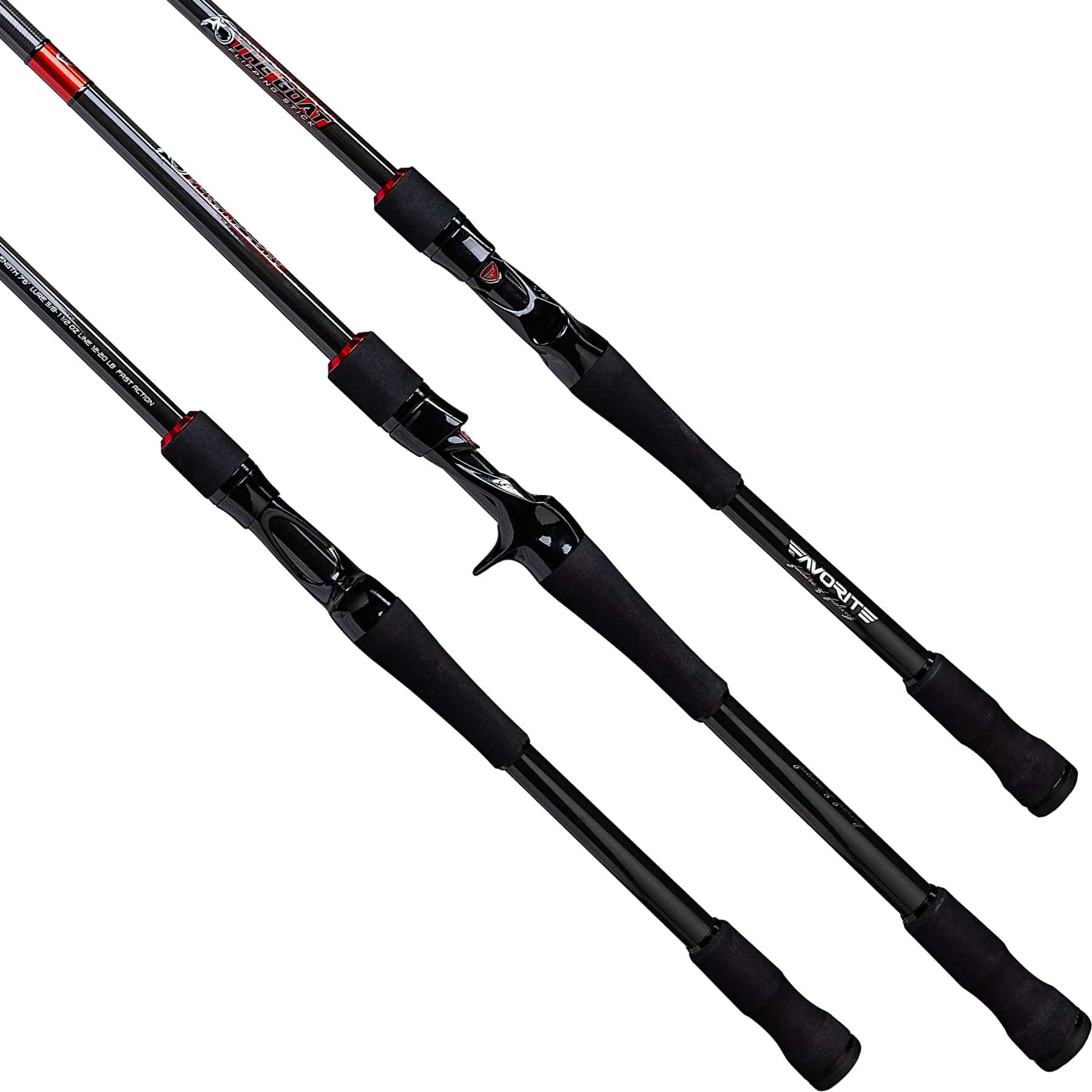 Favorite Fishing Fishing Rod Casting: 7'6" Heavy 1 piece Signature Series: Andy Morgan Pro Battle Flipping Rod